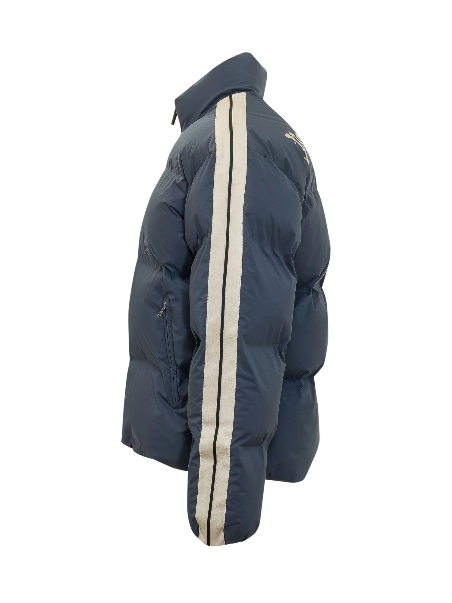 Palm Angels Zip Neck Puffer Jacket with Logo - Image 3