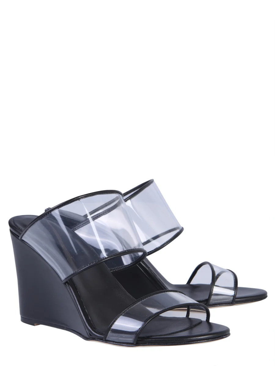 Paris Texas Elevated Mini Sandals with 8cm Heel - Image 4