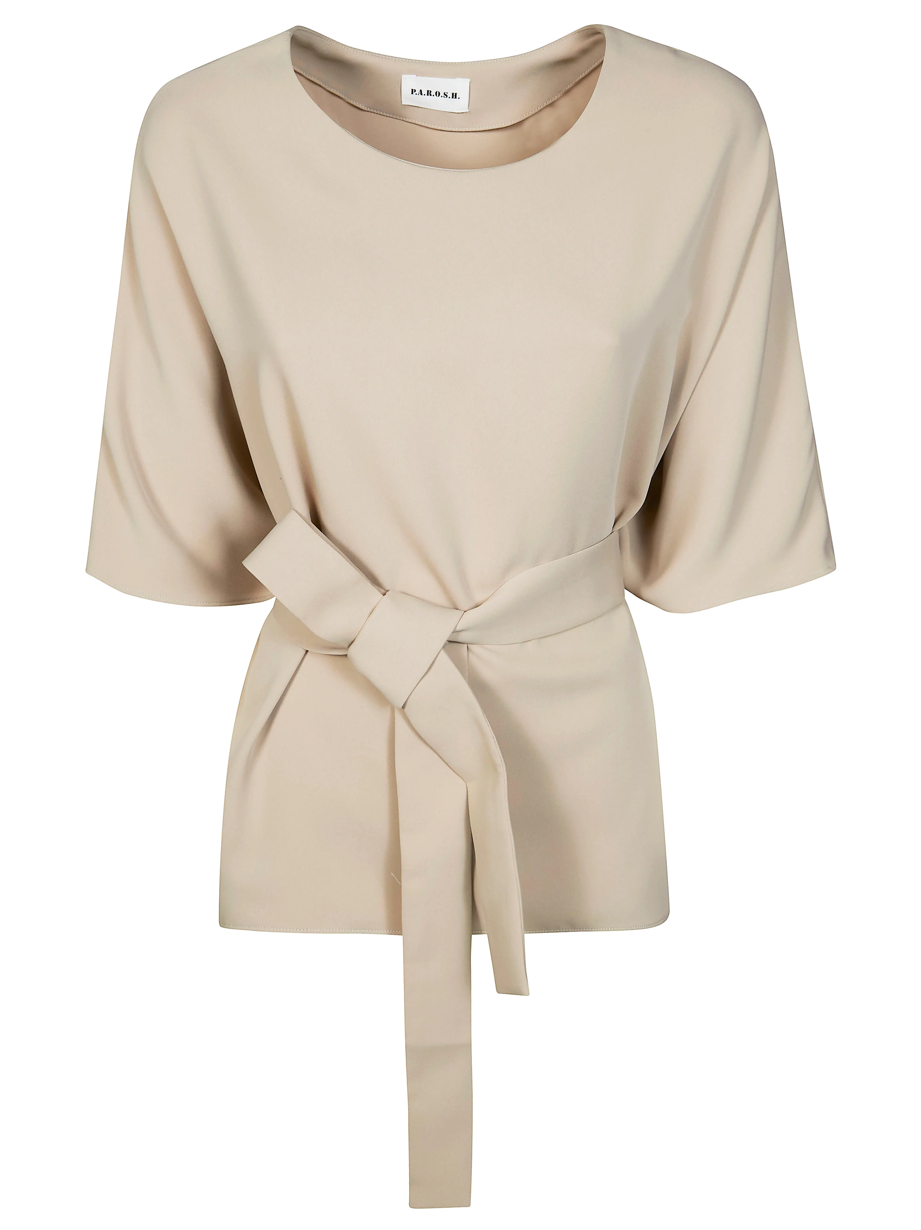Parosh Tie-waist Blouse