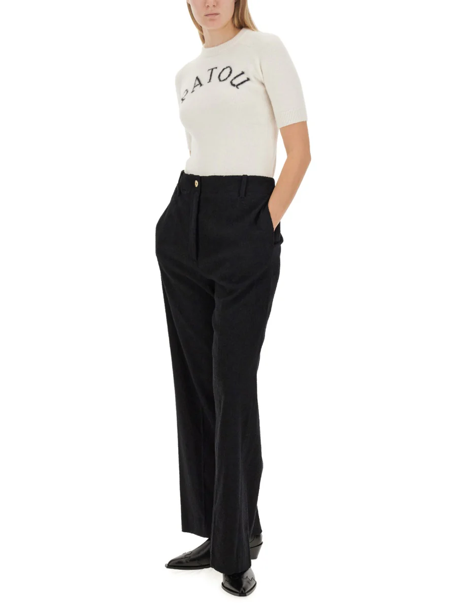 PATOU Iconic Long Wide-leg Trousers - Image 2