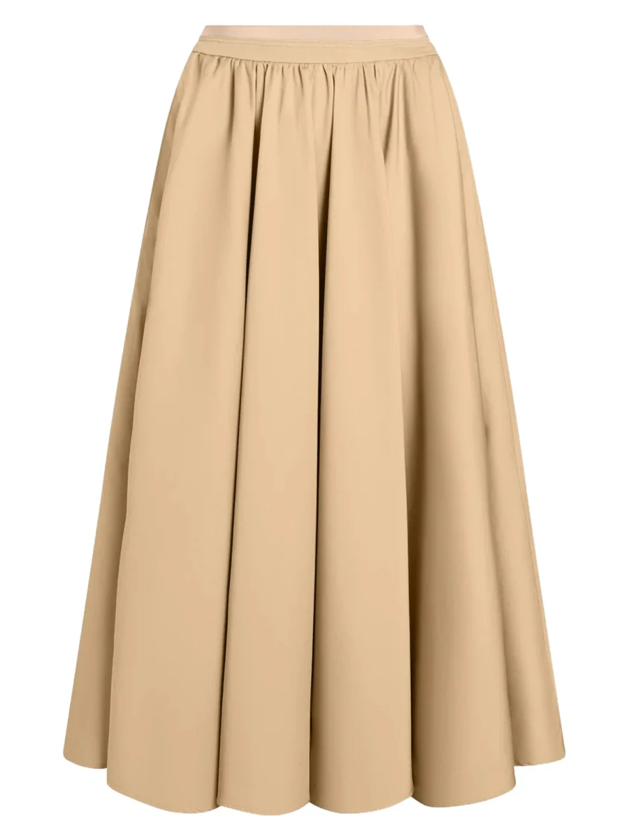 PATOU Maxi Skirt in Organic Cotton