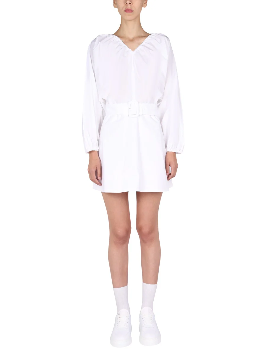 Patou Mini Balloon Sleeve Dress - Image 5