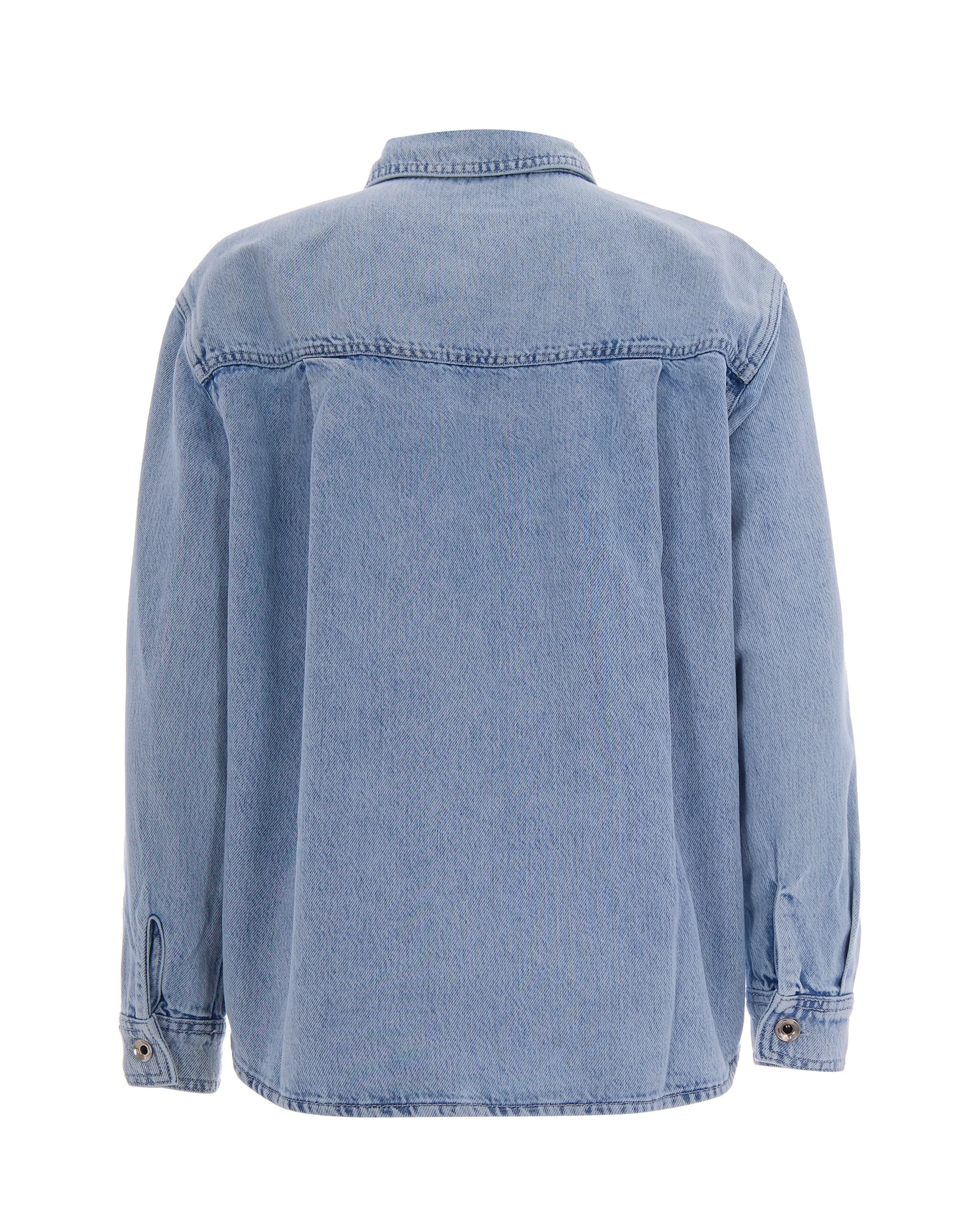 Patrizia Pepe Women's Mini Denim Shirt - Lightweight and Stylish