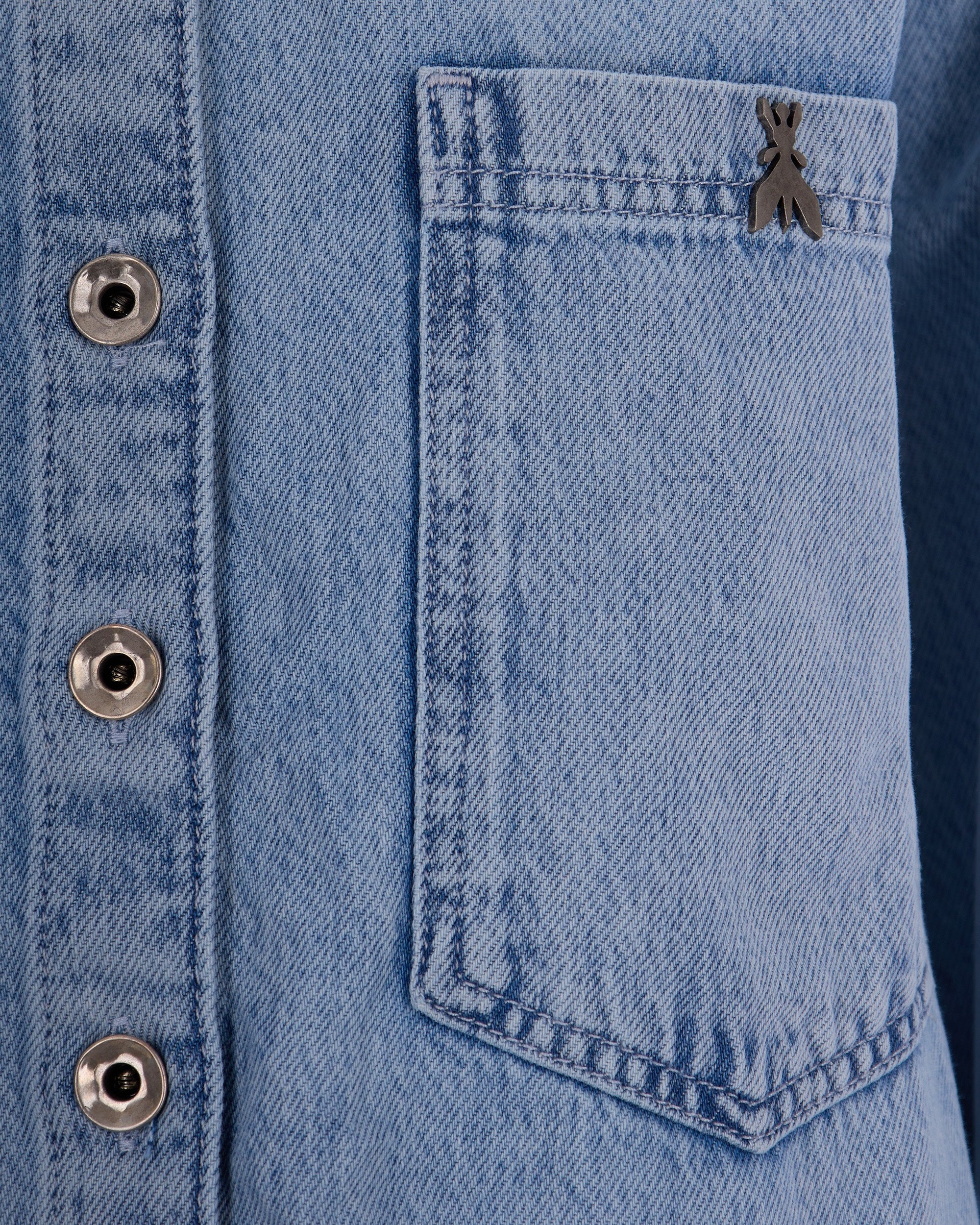Patrizia Pepe Women's Mini Denim Shirt - Lightweight and Stylish - Image 2