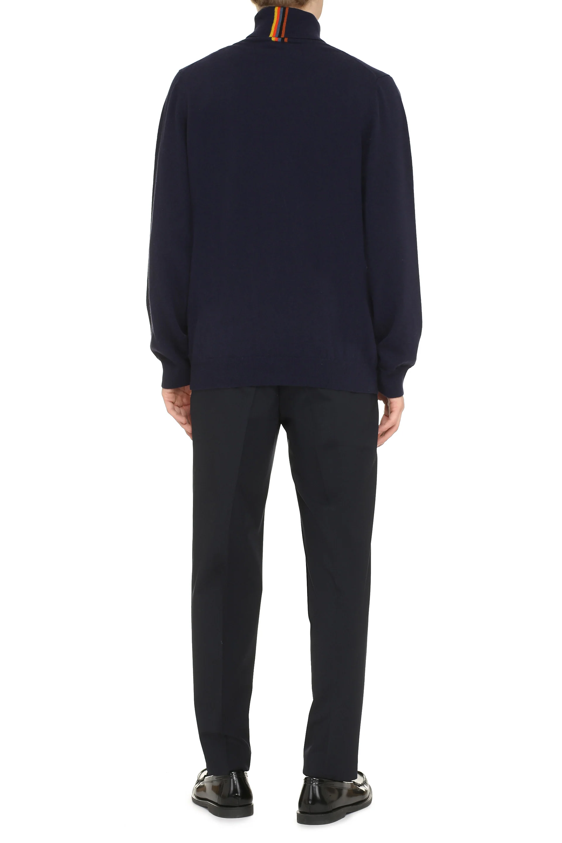 PAUL SMITH Artist Stripe Roll Neck Jumper - Image 6