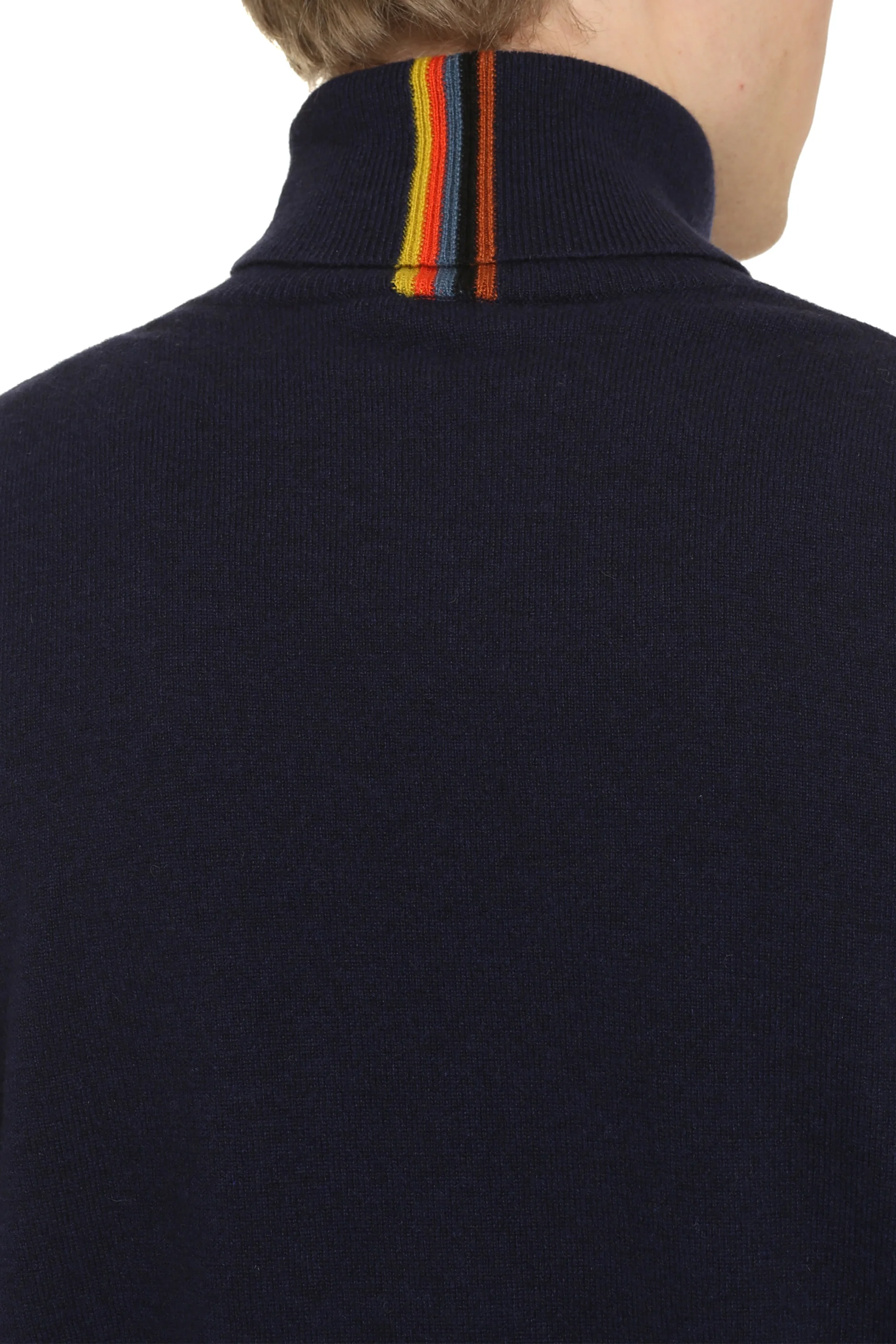 PAUL SMITH Artist Stripe Roll Neck Jumper - Image 7