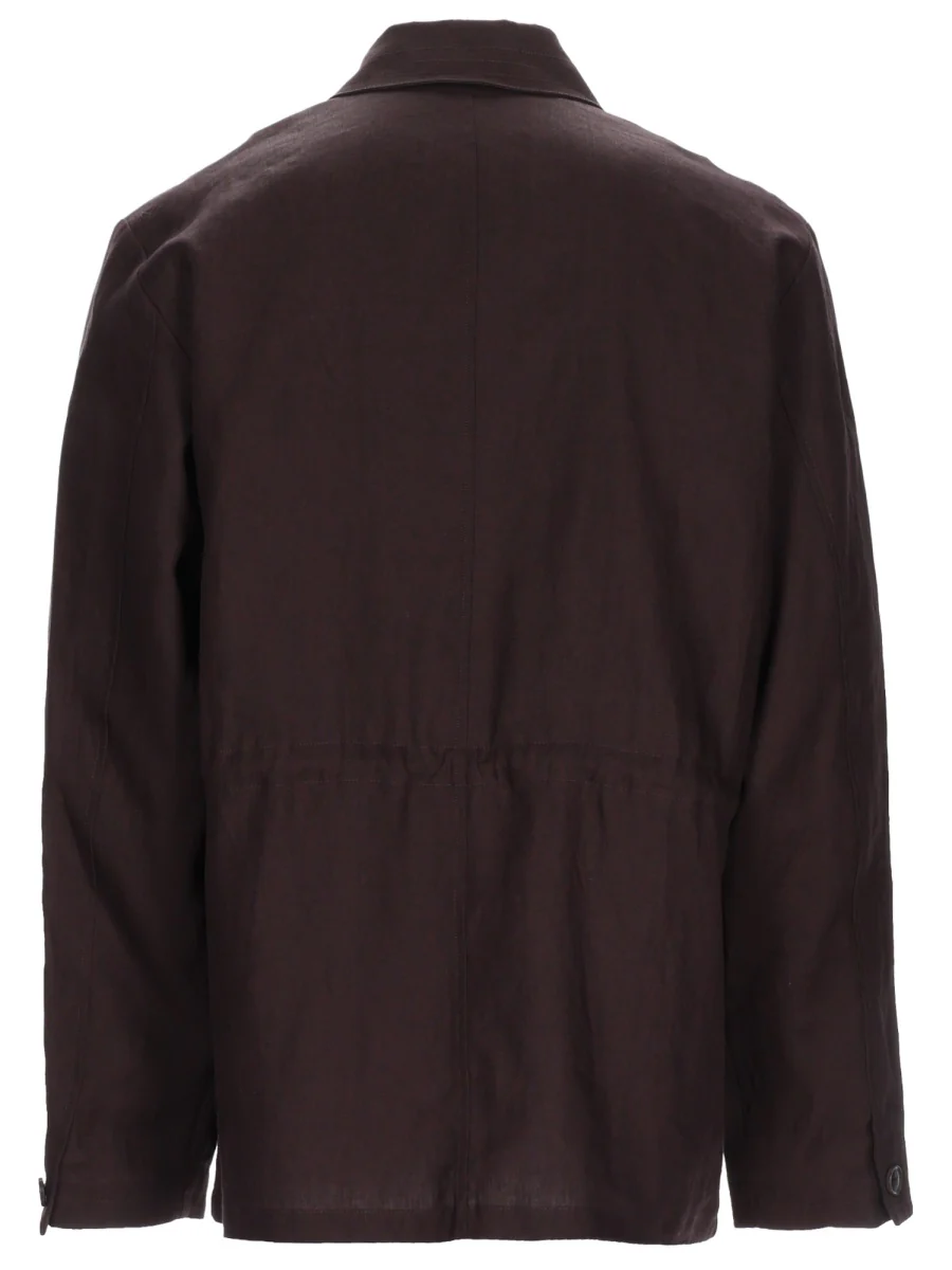 PAUL SMITH Linen Patch-Pocket Unlined Blazer - Image 2