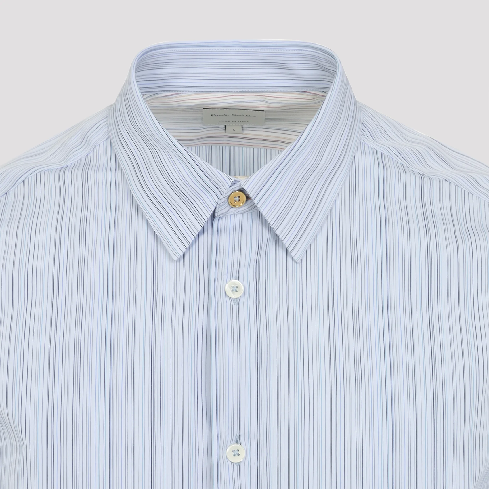 Paul Smith Slim-Fit 'Signature Stripe' Cotton Shirt - Image 6