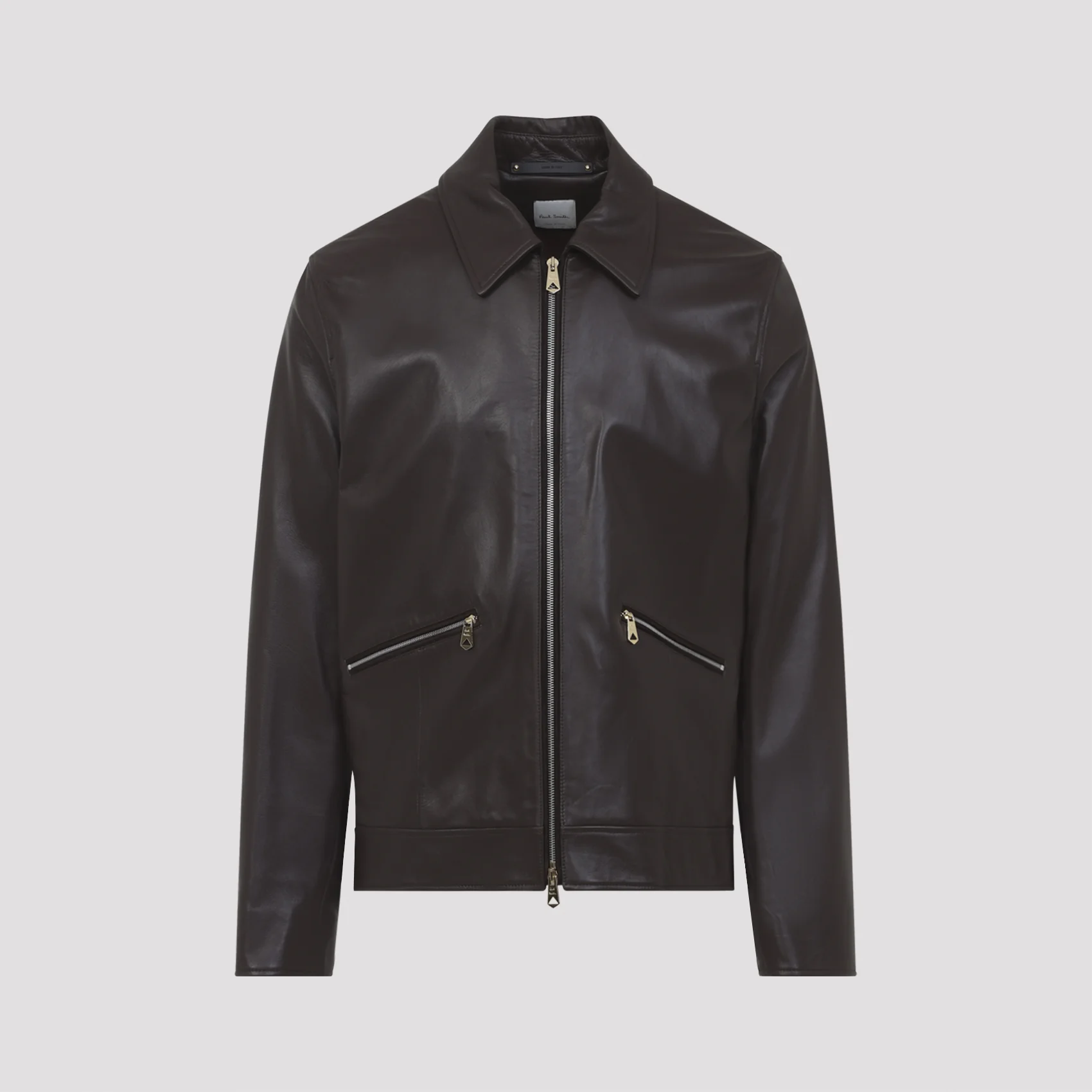 Paul Smith Zip-Up Leather Jacket