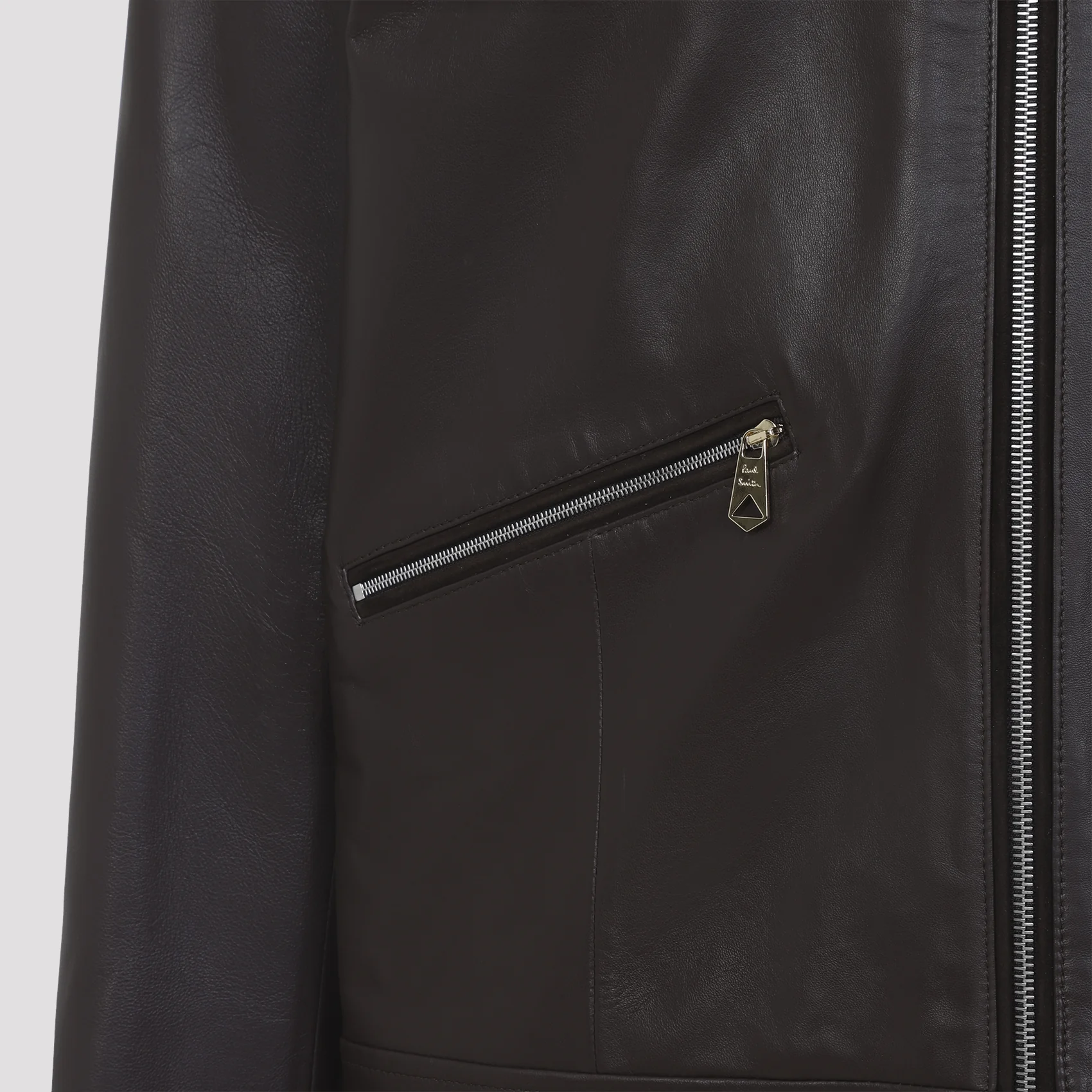 Paul Smith Zip-Up Leather Jacket - Image 5