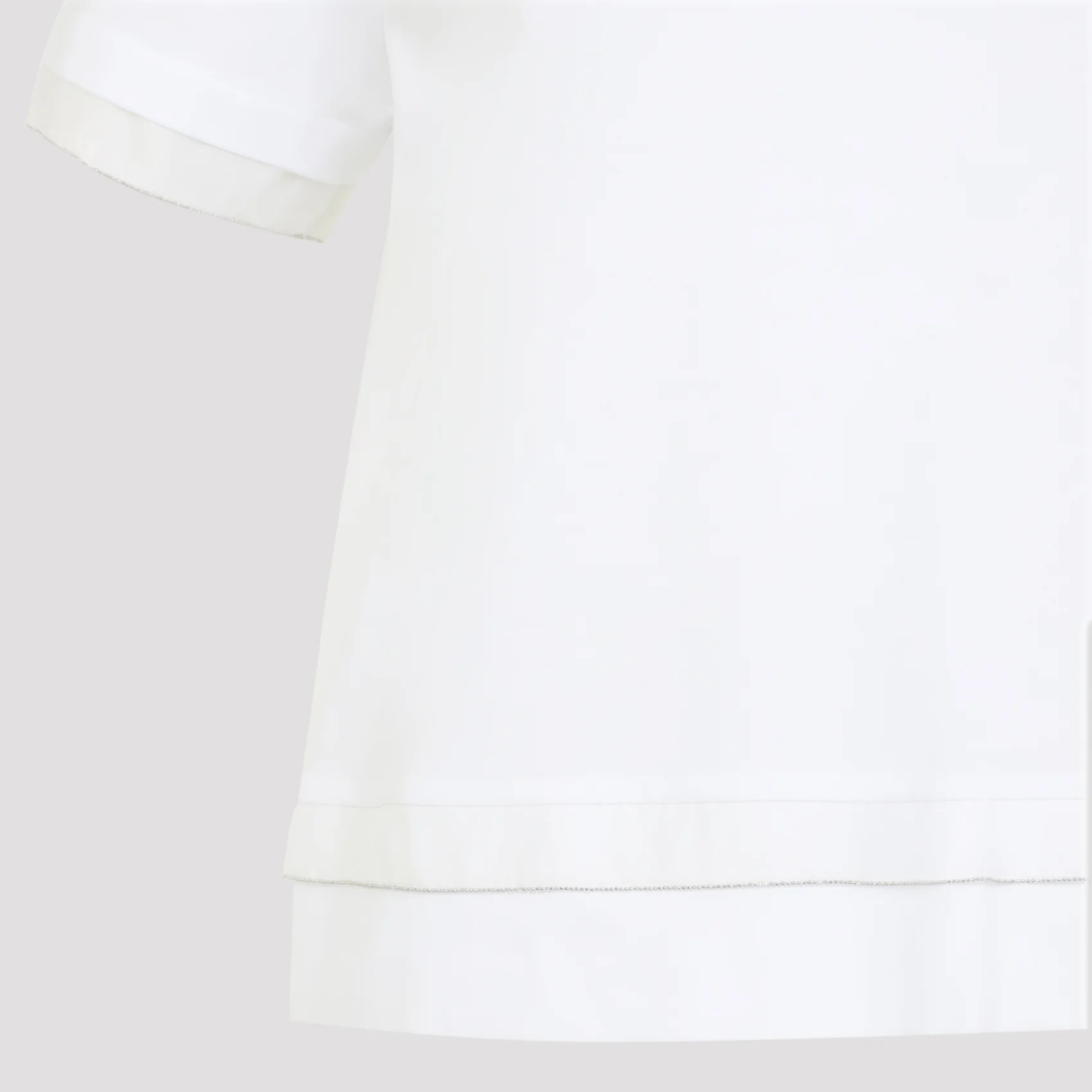 Peserico Cotton Jersey and Organza T-shirt - Image 5