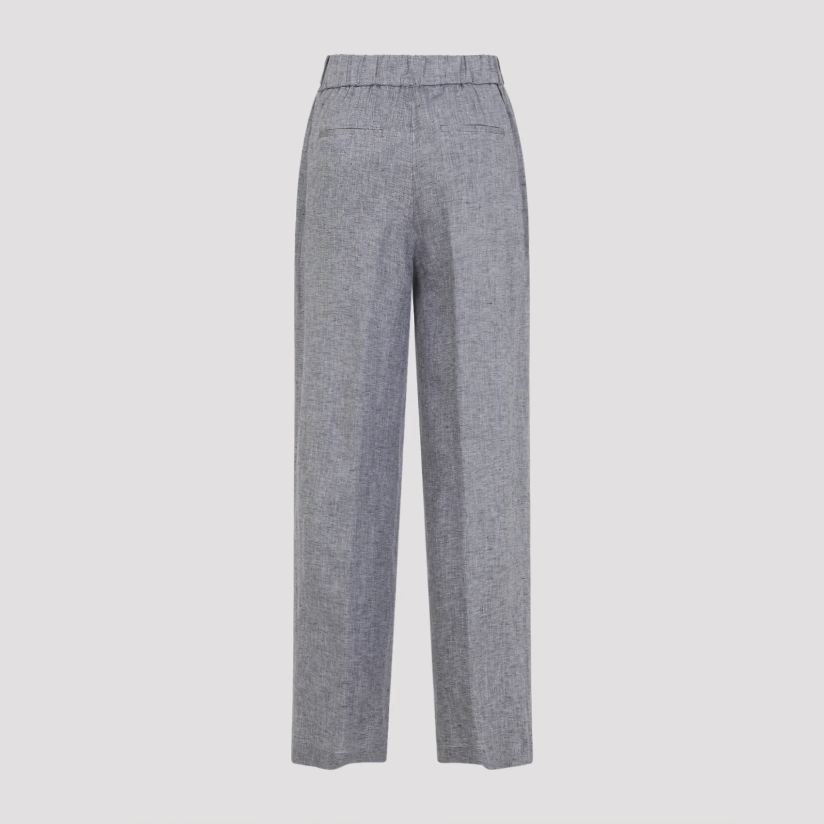 Peserico Lightweight Pure Linen Canvas Trousers - Image 4