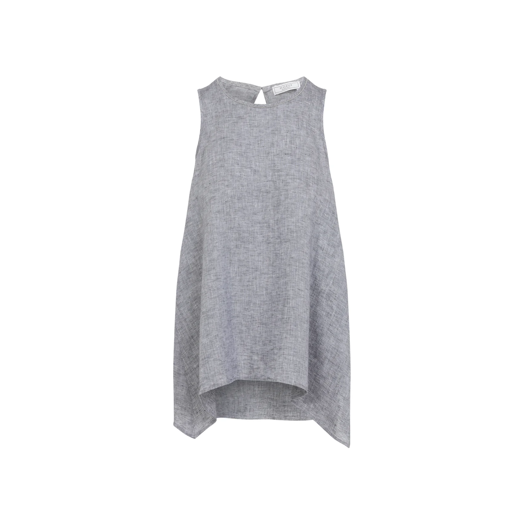Peserico Linen Asymmetric Top - Image 2