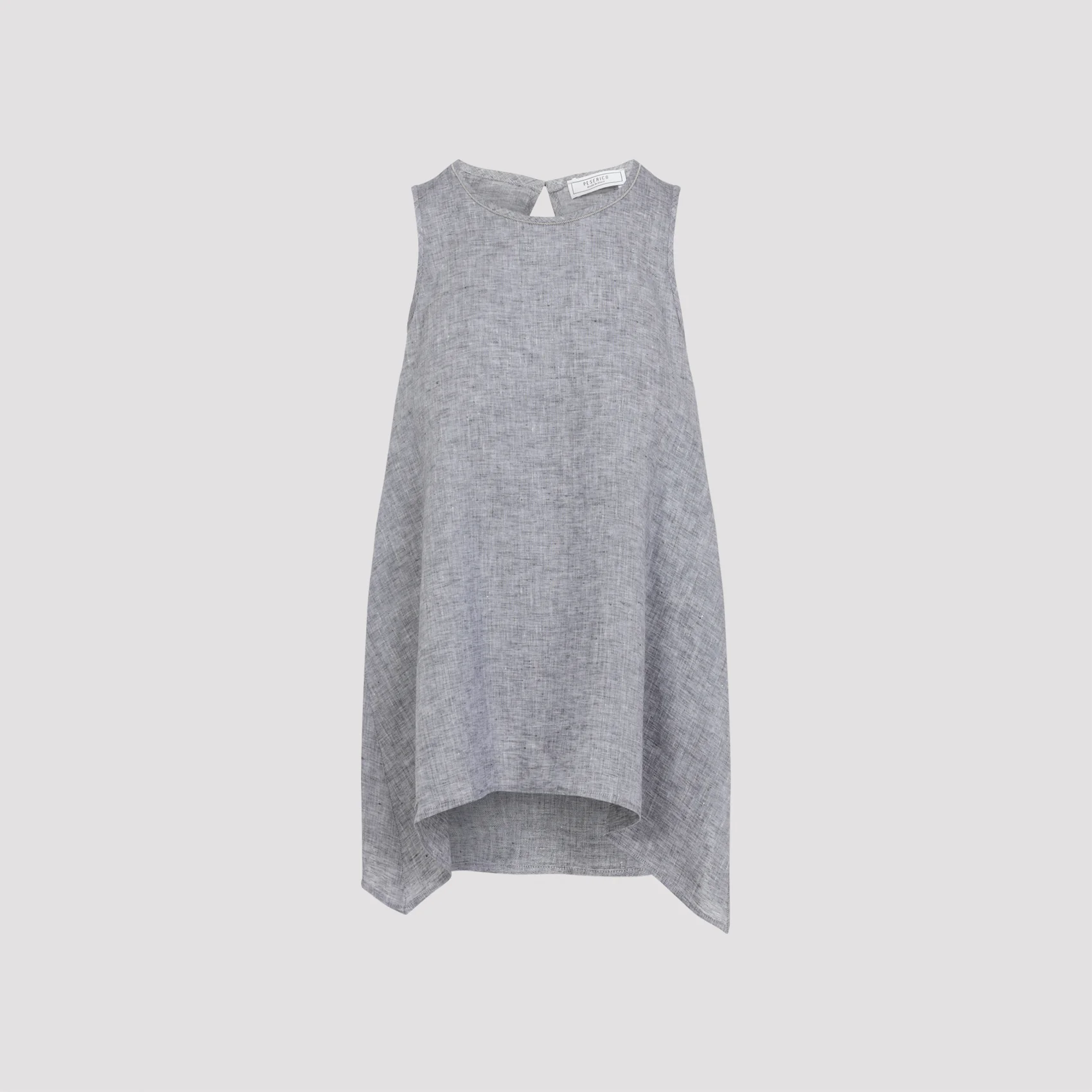 Peserico Linen Asymmetric Top - Image 3