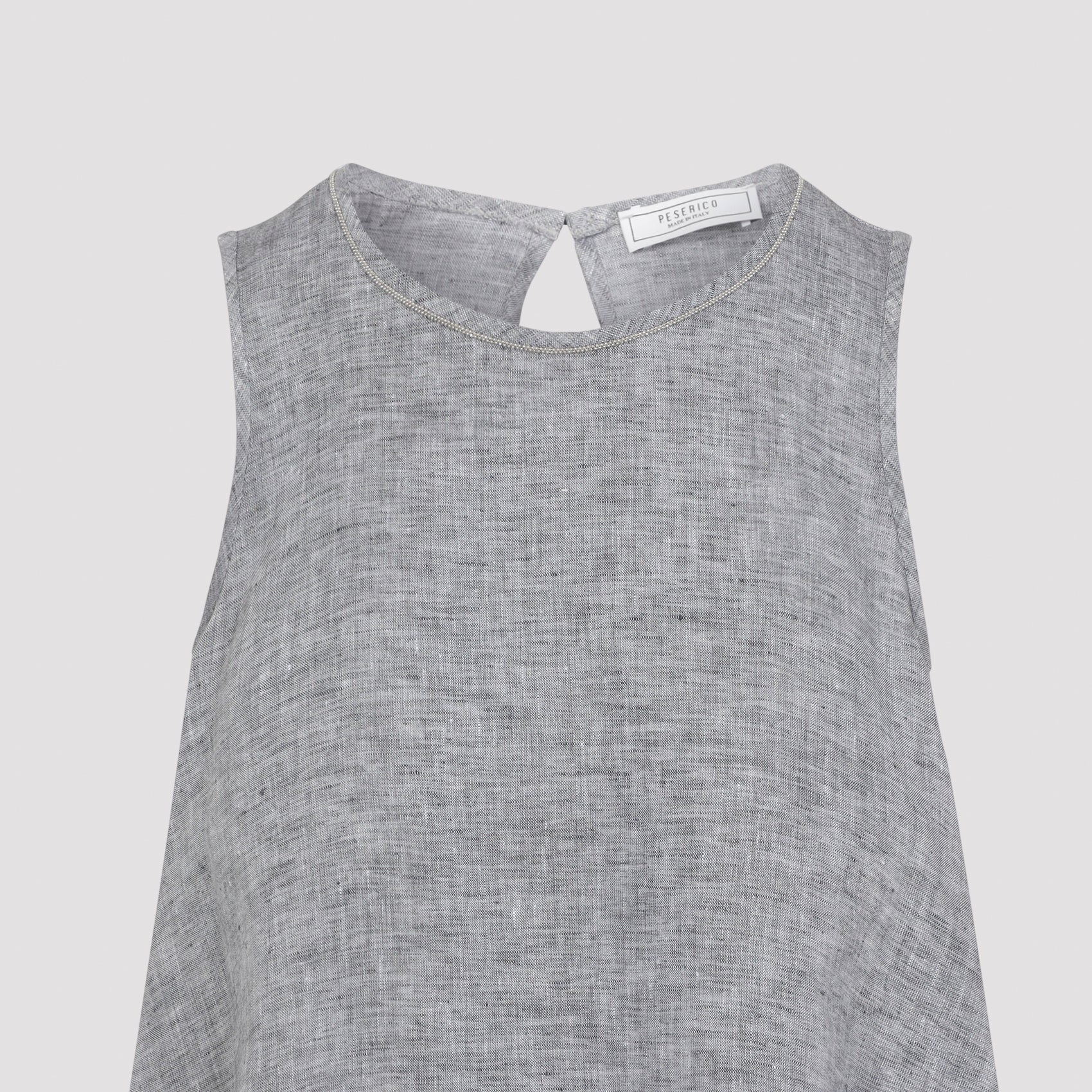 Peserico Linen Asymmetric Top - Image 5