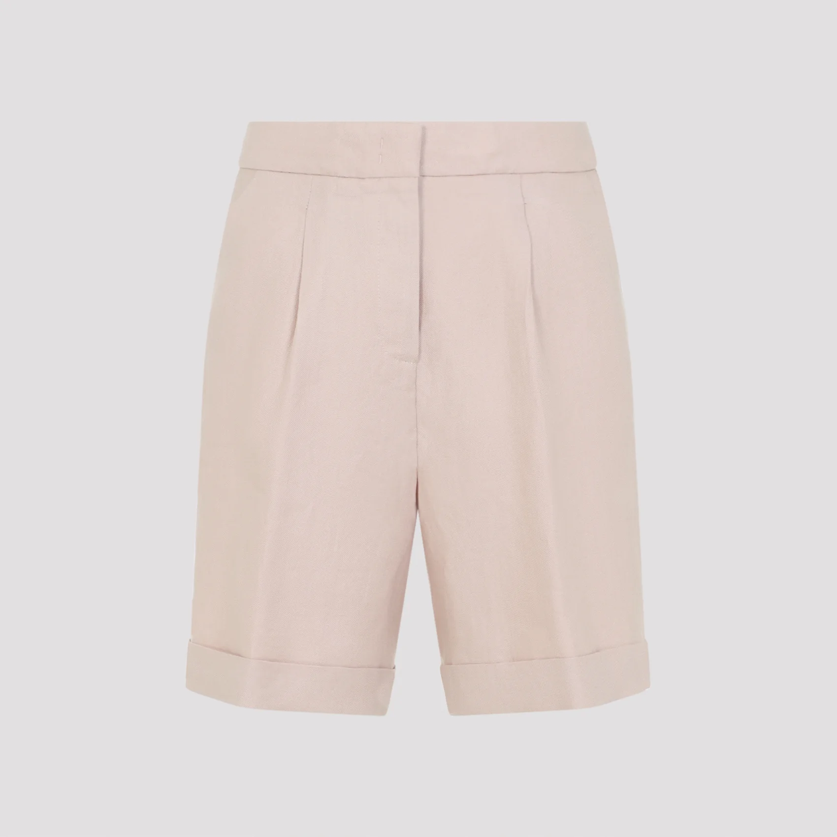Peserico Linen Bermuda Shorts for Women - Mini Style - Image 3