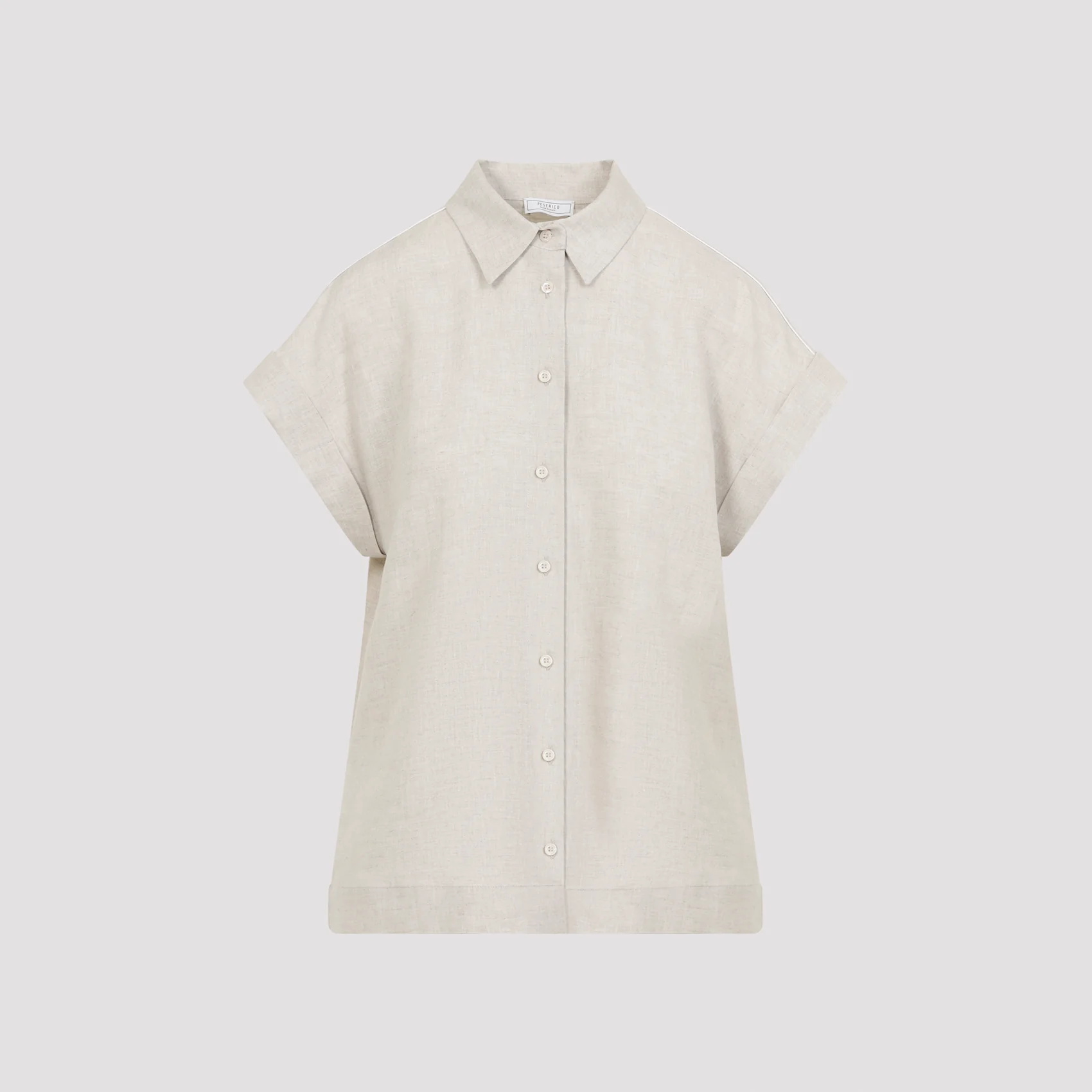 Peserico Linen Short Sleeve Shirt