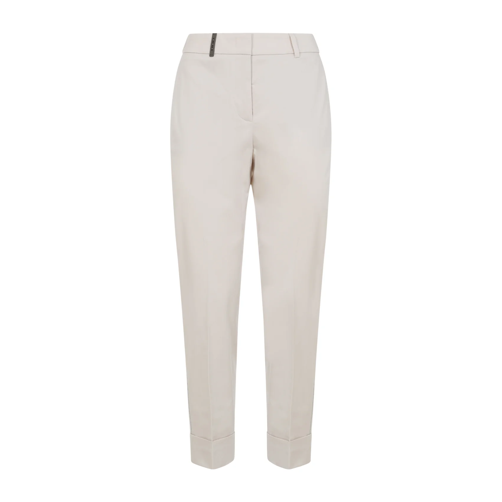 Peserico Women's Regular & Straight Leg Cotton Trousers - Image 3