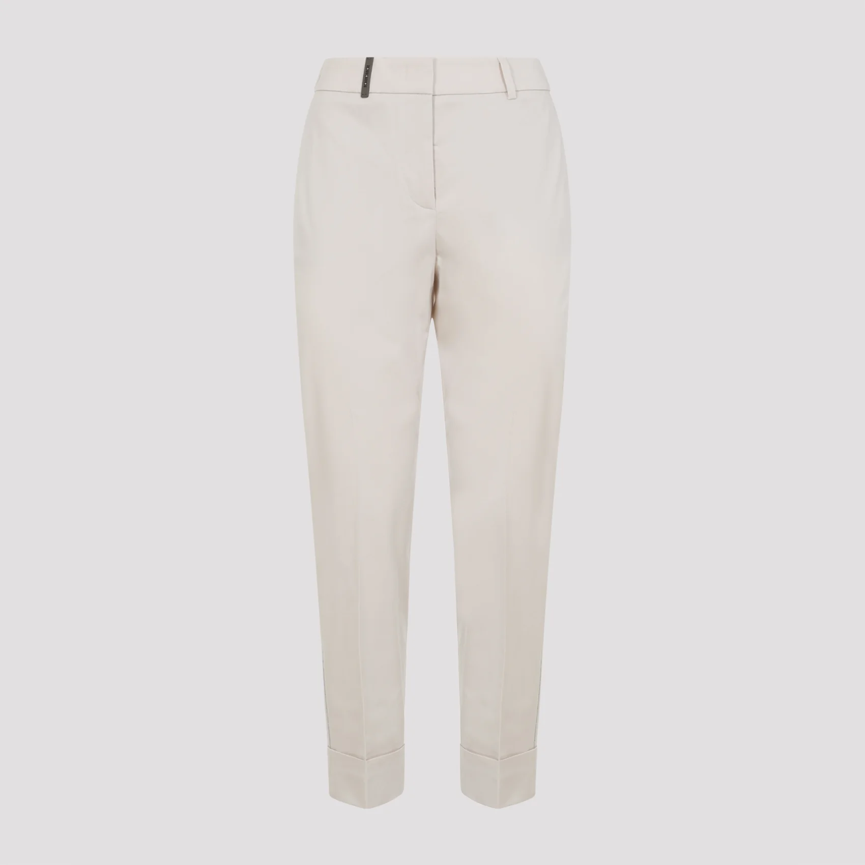 Peserico Women's Regular & Straight Leg Cotton Trousers - Image 4
