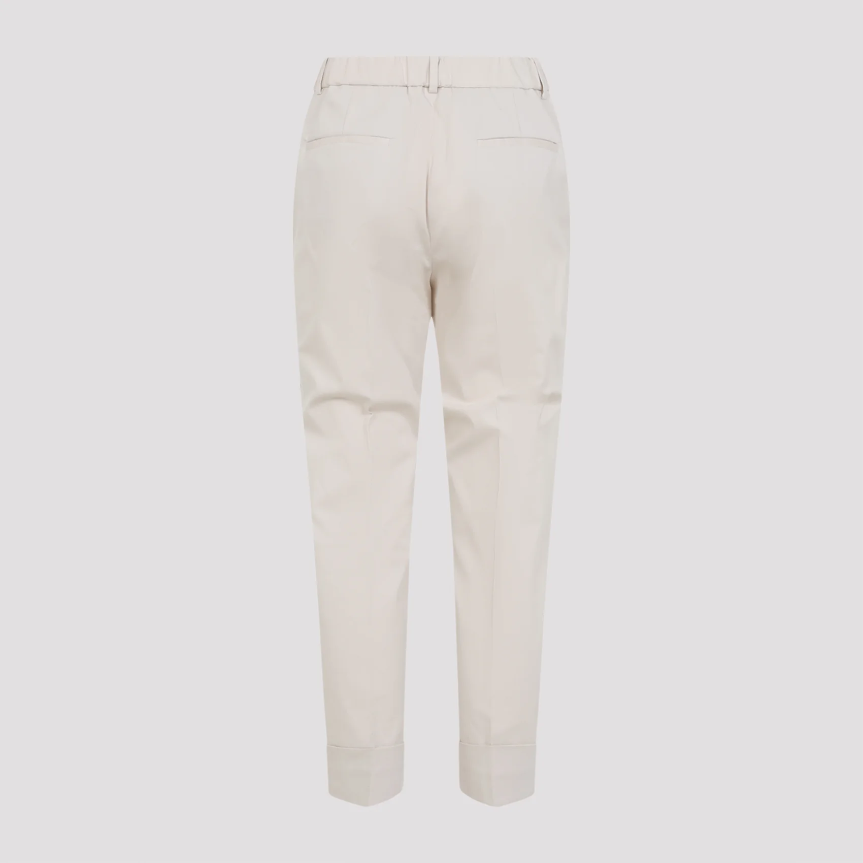 Peserico Women's Regular & Straight Leg Cotton Trousers - Image 7