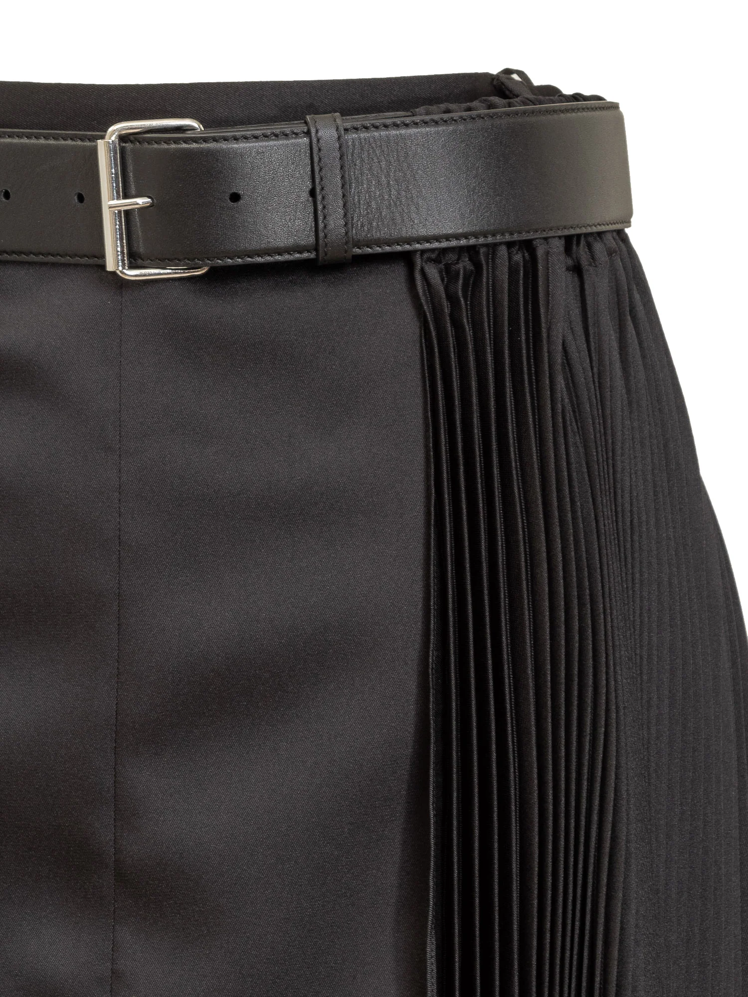 Peter Do Belted Mini Skirt with Pleated Design - Image 4