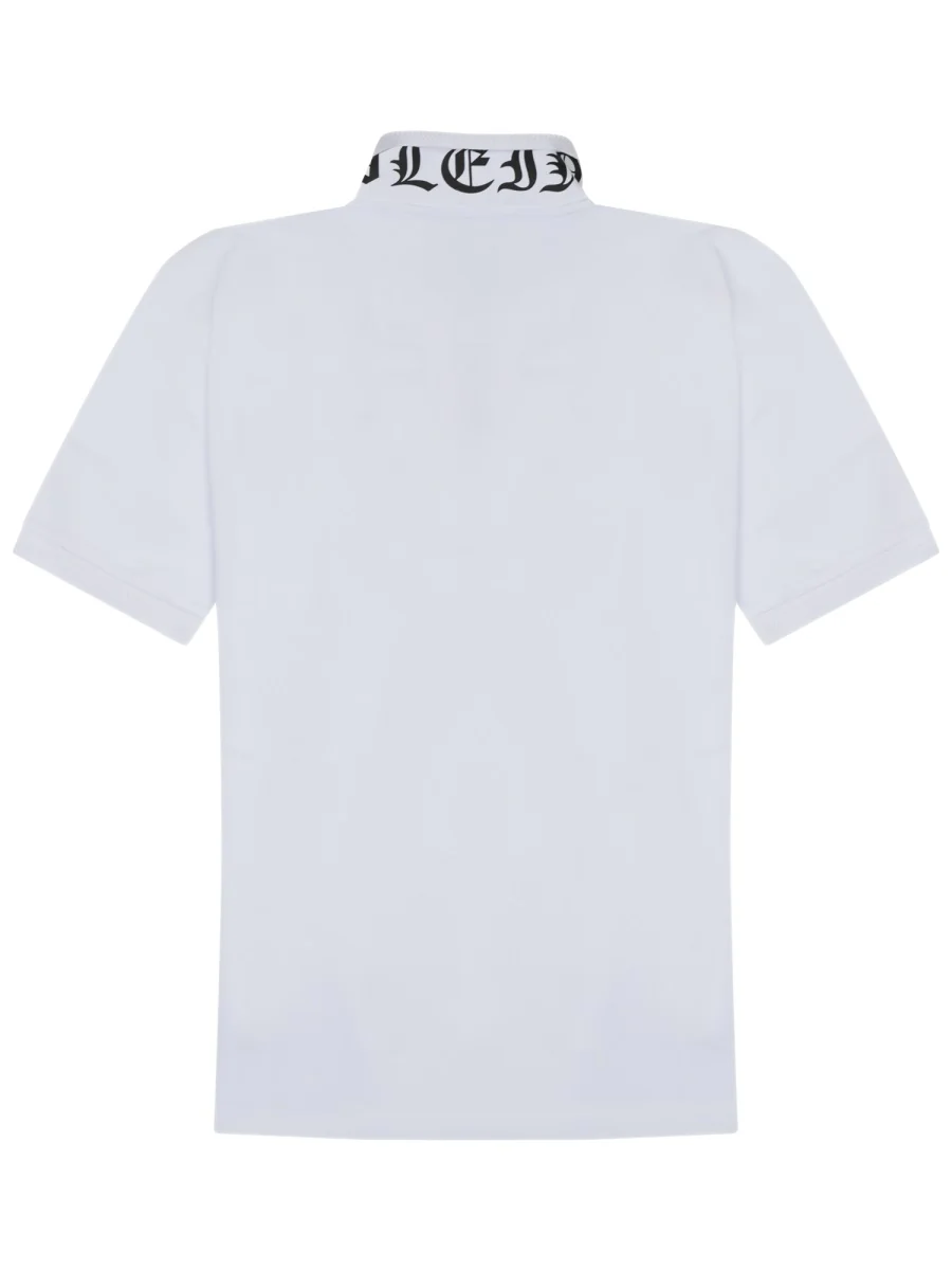 PHILIPP PLEIN Logo-appliqué Polo Shirt - Image 2