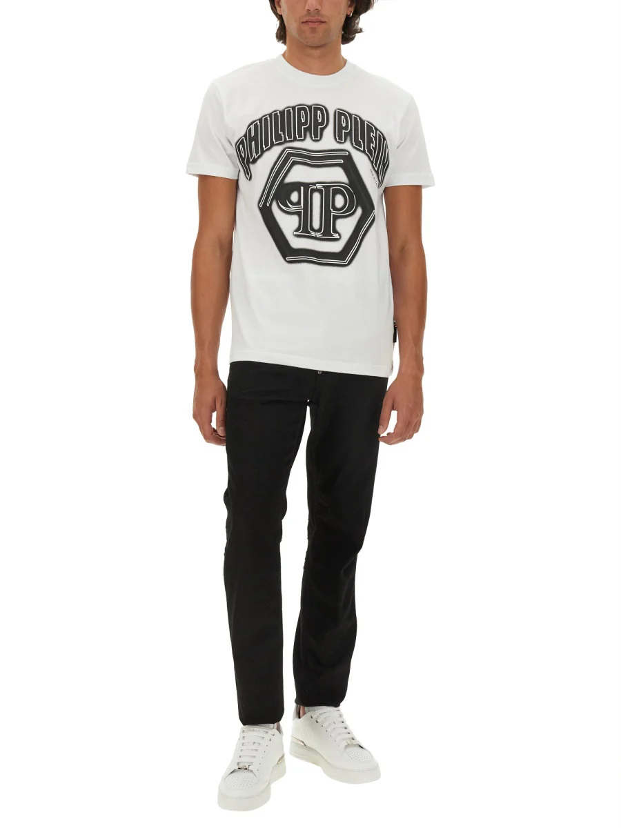 PHILIPP PLEIN Logo Print T-shirt - Image 2