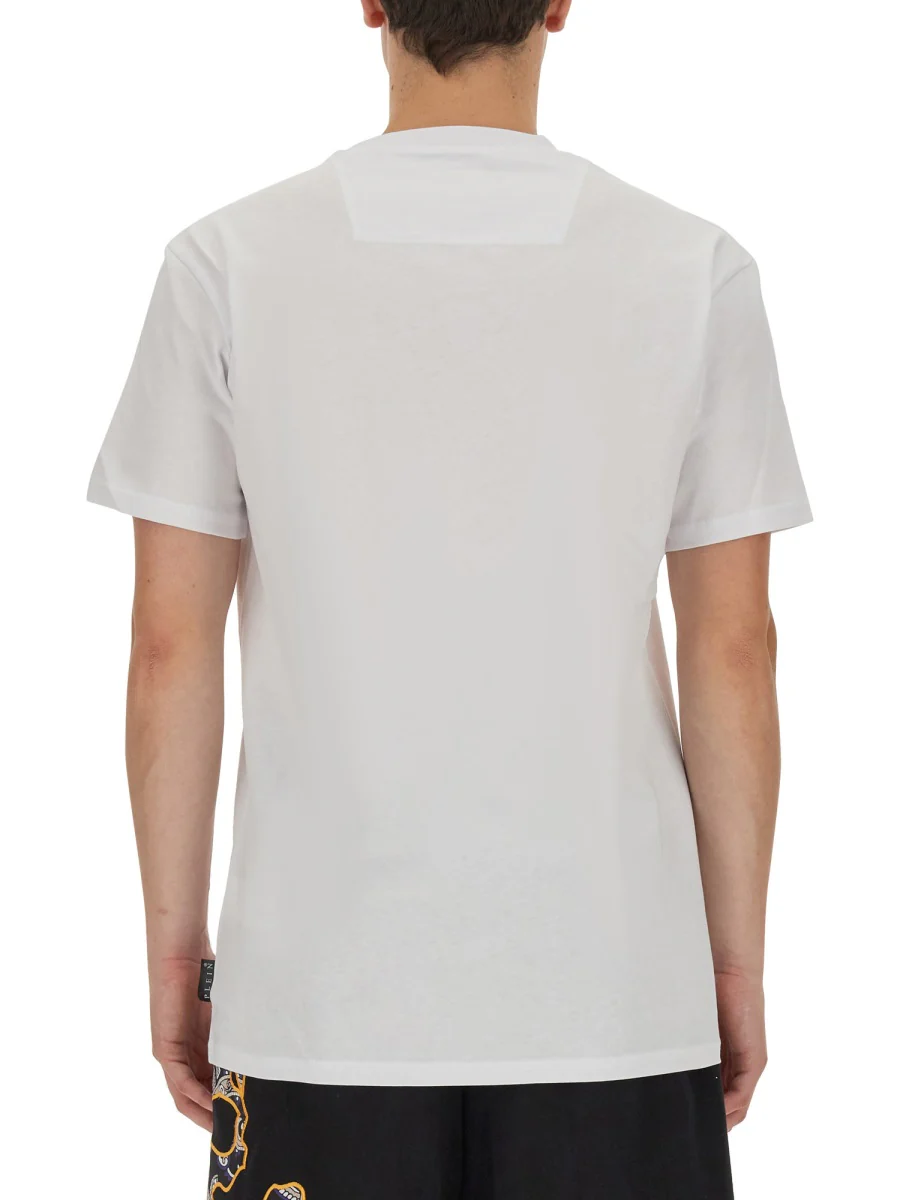 PHILIPP PLEIN Skull & Bones Men's T-Shirt - Image 3