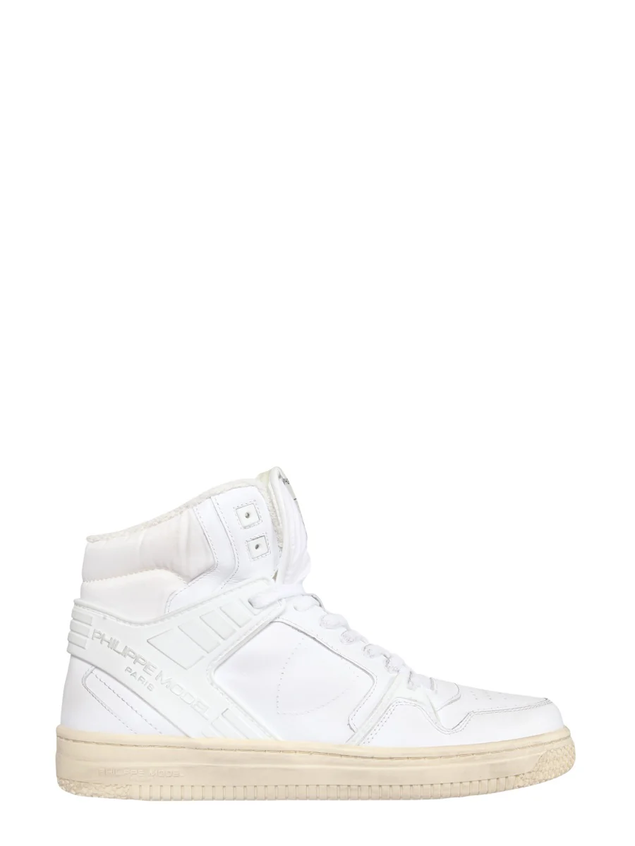 PHILIPPE MODEL High-top Leather Sneakers