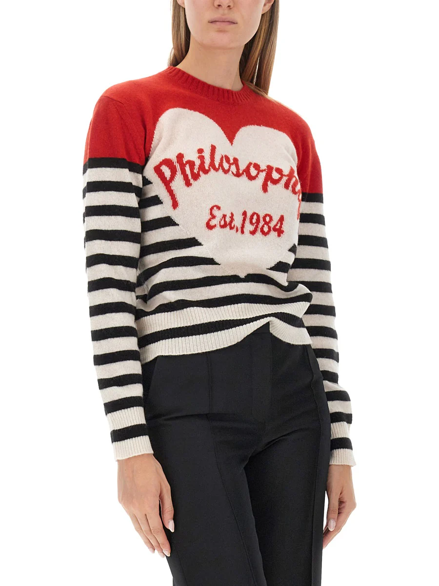 PHILOSOPHY DI LORENZO SERAFINI Regular Fit Logo T-Shirt - Image 4