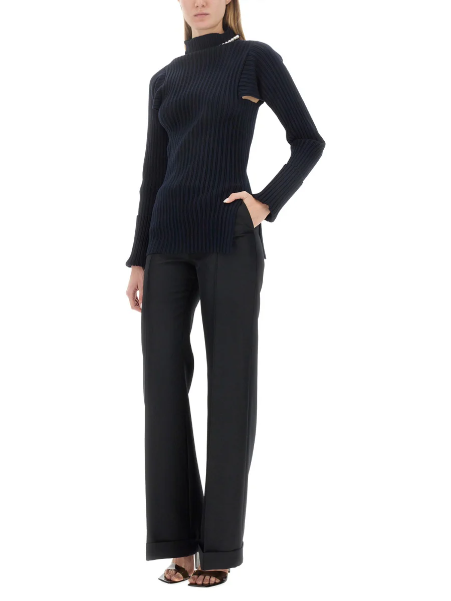 PHILOSOPHY DI LORENZO SERAFINI Ribbed Stretch Knit - Image 2