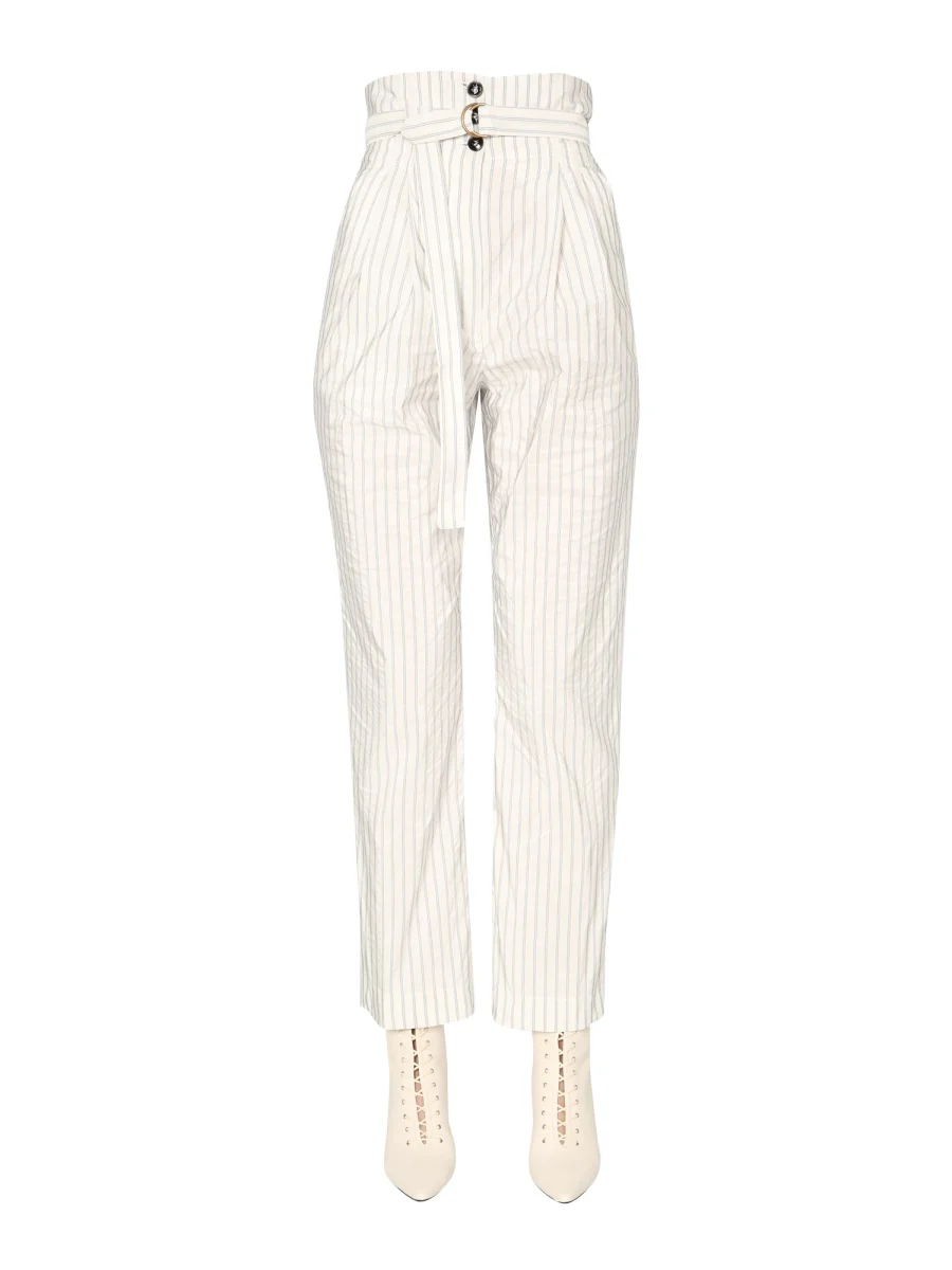 PHILOSOPHY DI LORENZO SERAFINI Striped Taffeta Trousers