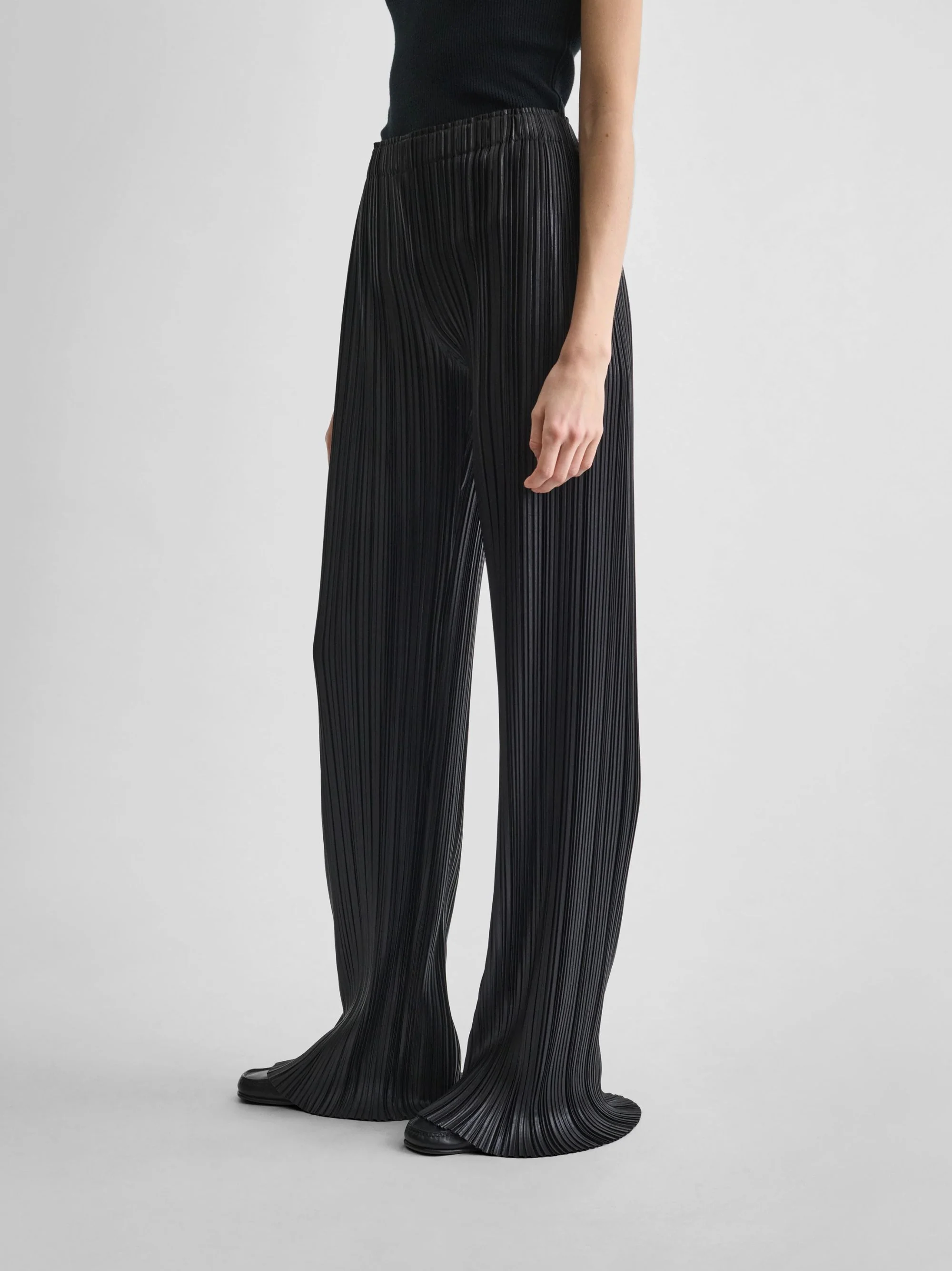 Phoebe Philo Chic Razor Trousers with Mini Pattern Design - Image 4