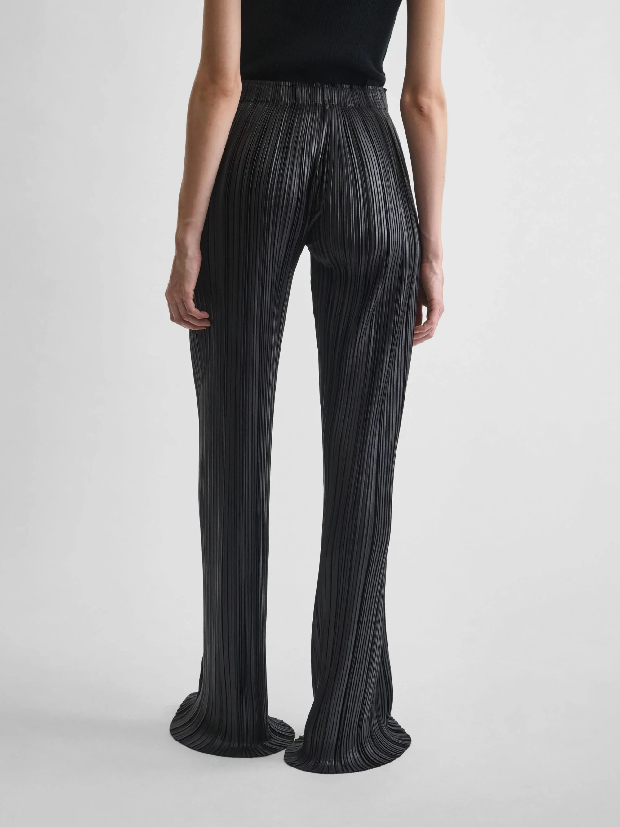 Phoebe Philo Chic Razor Trousers with Mini Pattern Design - Image 5