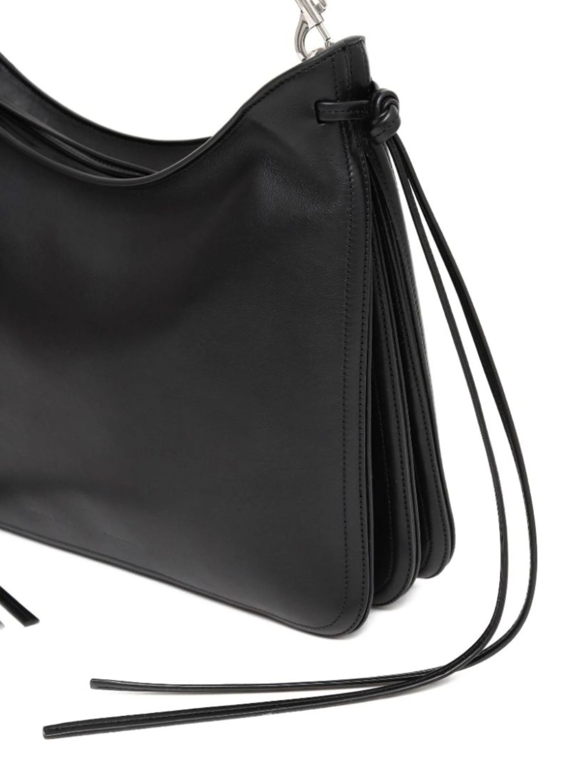 Phoebe Philo Elegant Mini Leather Handbag with Drawstring Closure - Image 2