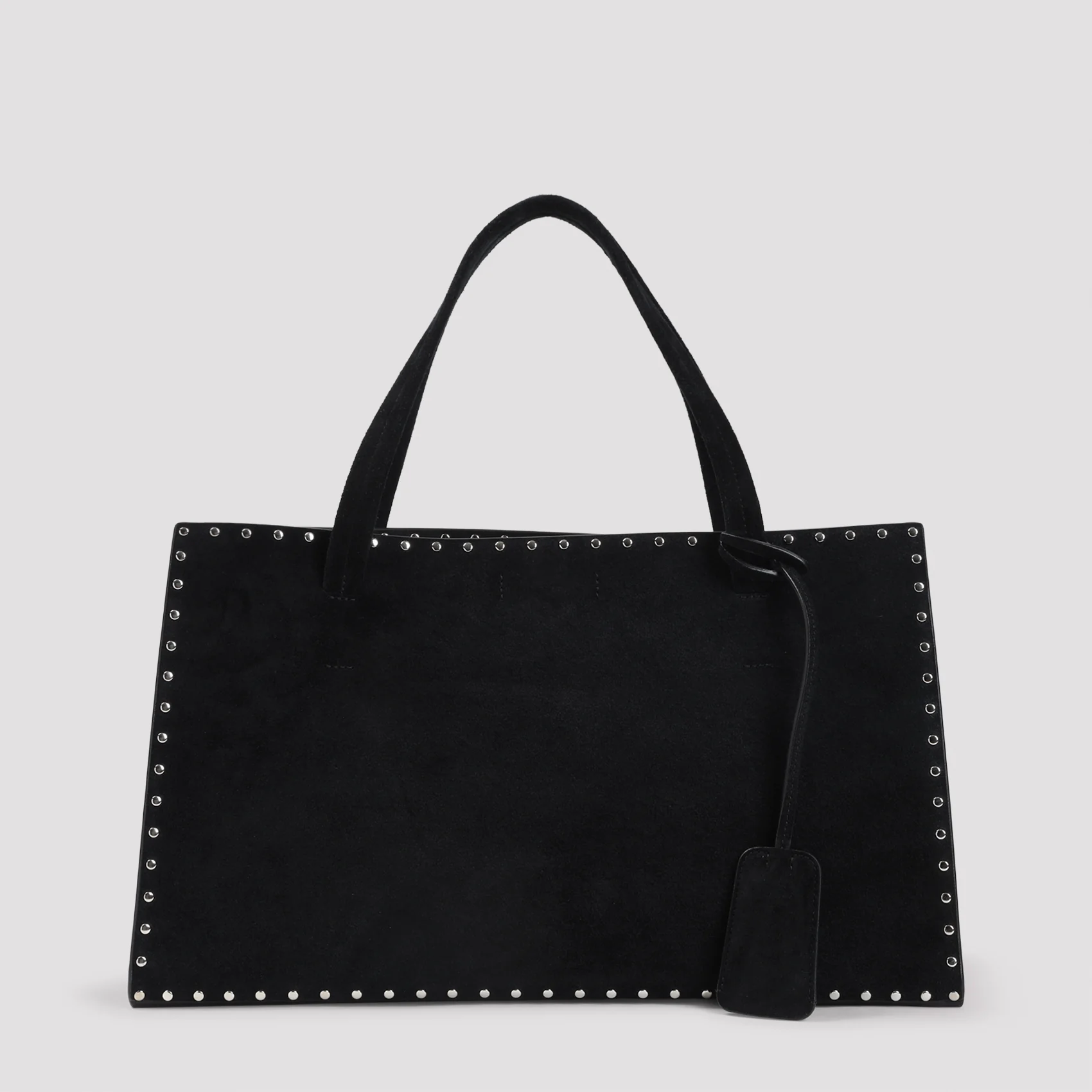 Phoebe Philo Mini Studded Suede Basket Handbag - Small