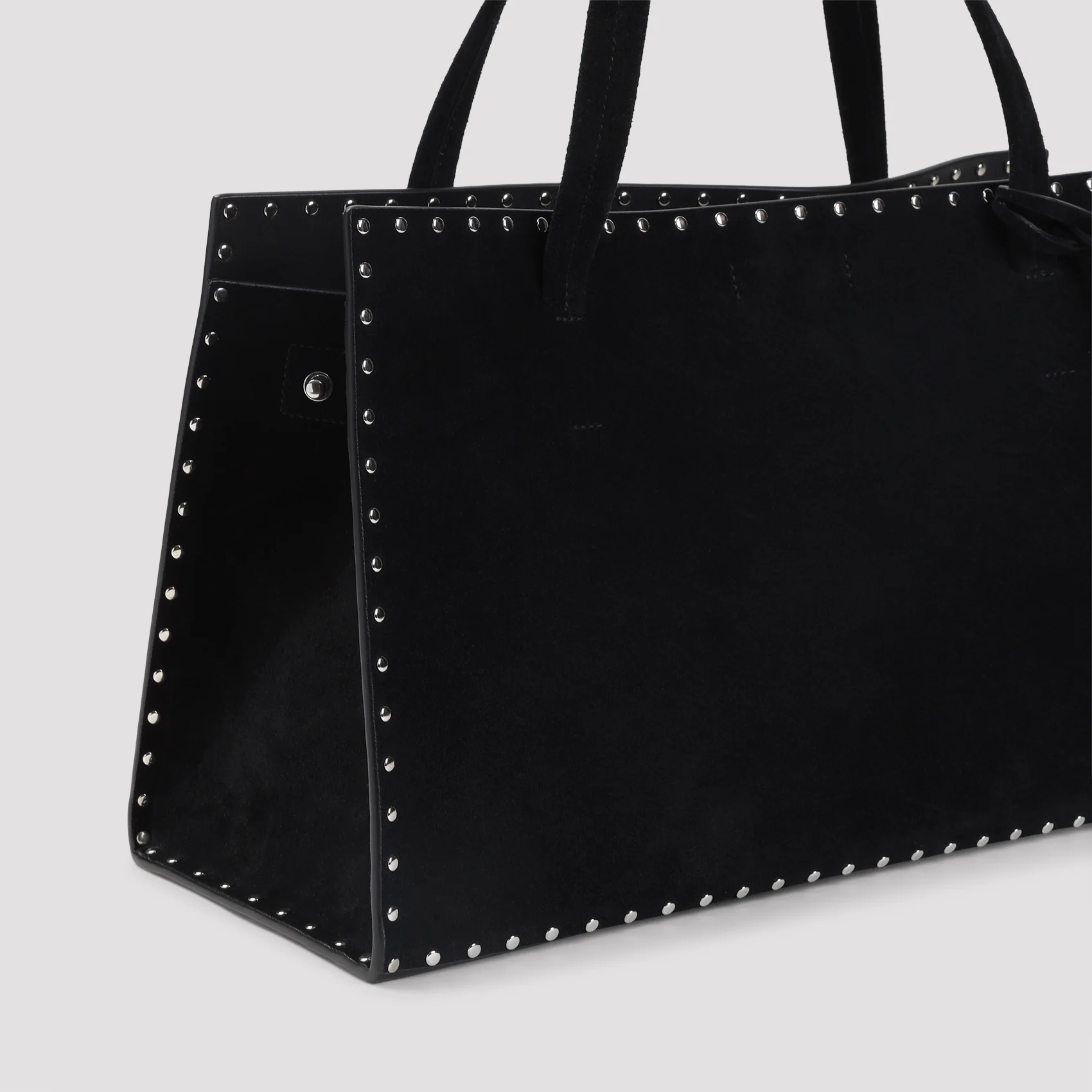 Phoebe Philo Mini Studded Suede Basket Handbag - Small - Image 5