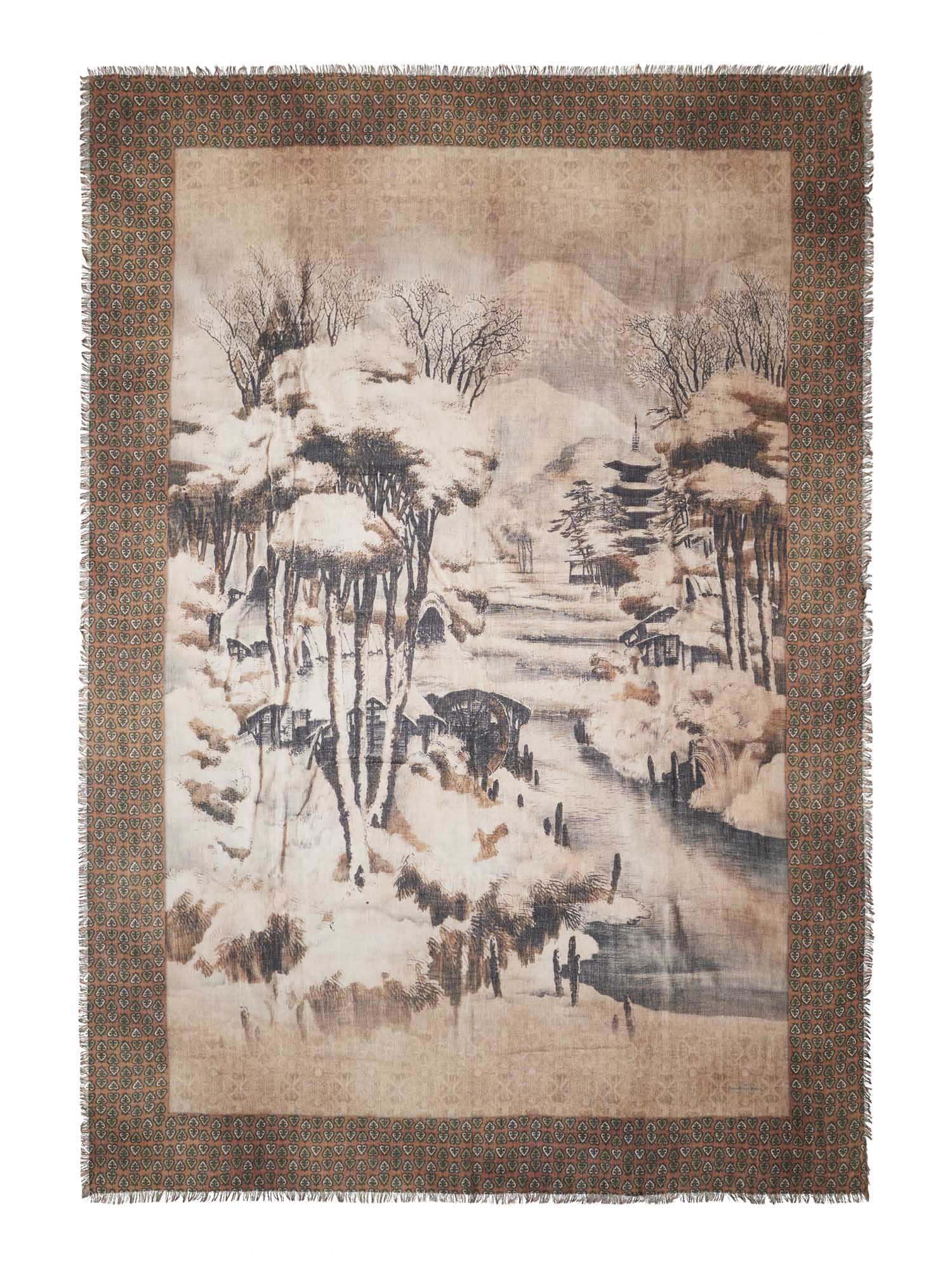 Pierre Louis Mascia Multicolor Men's Scarf - FW25 Collection