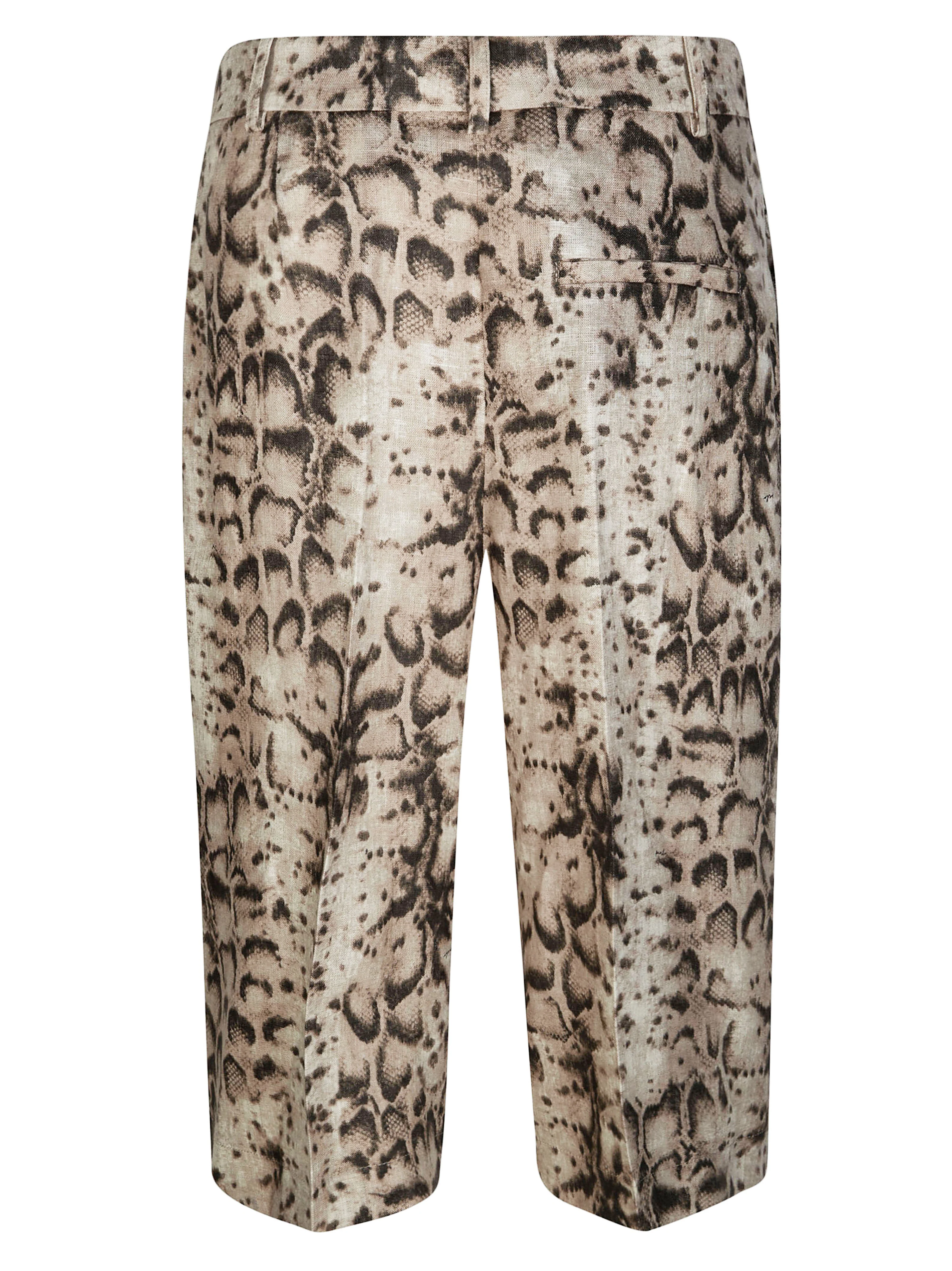 Pinko Bermuda Shorts with Snake Print - Image 2
