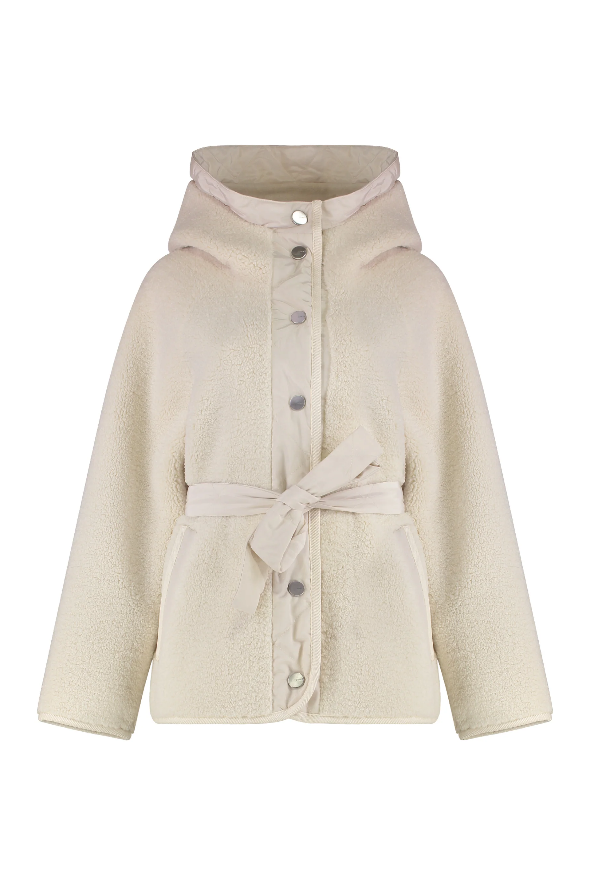Pinko Hooded Belted Jacket