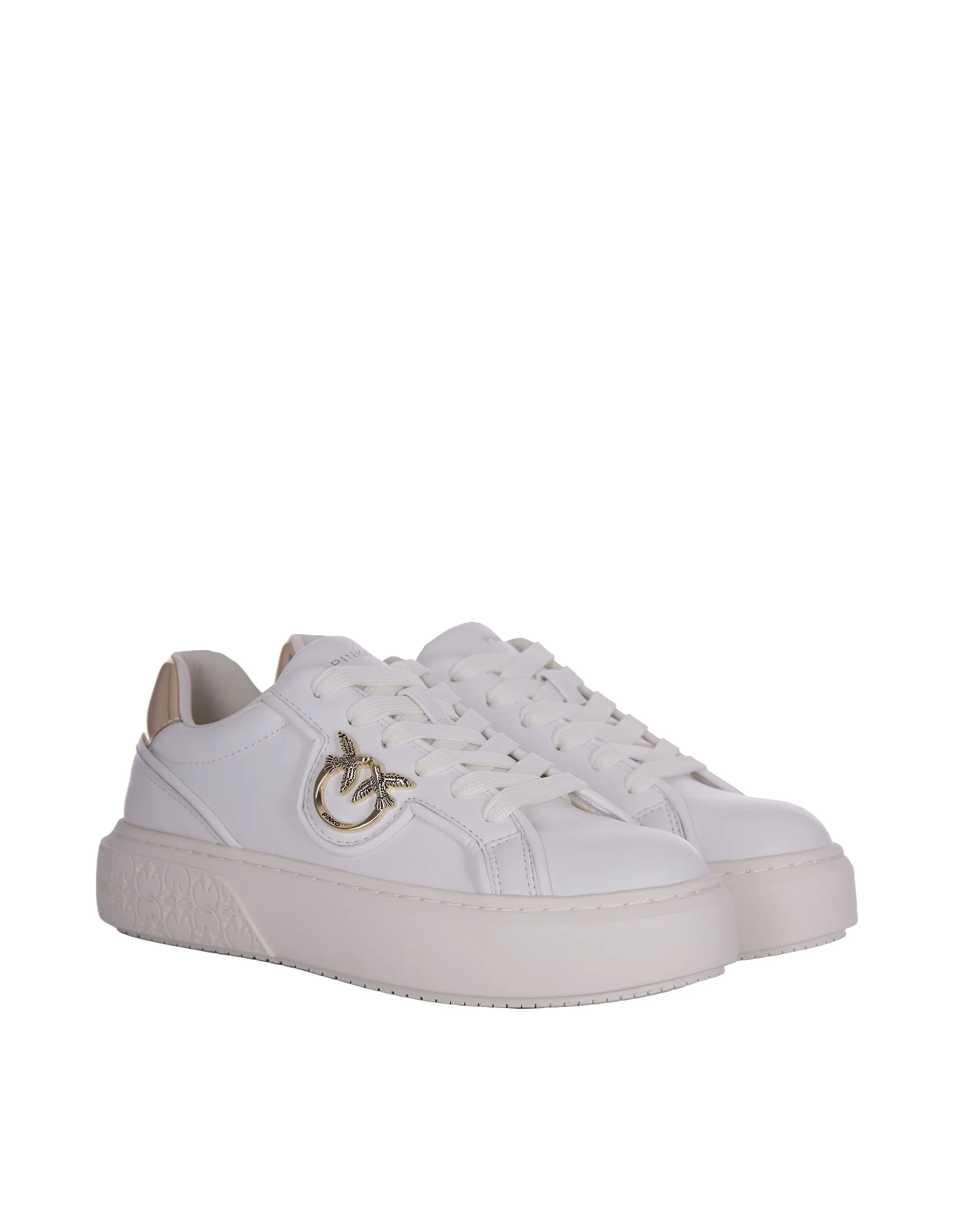 Pinko Light and Natural Women's Sneakers - Image 2