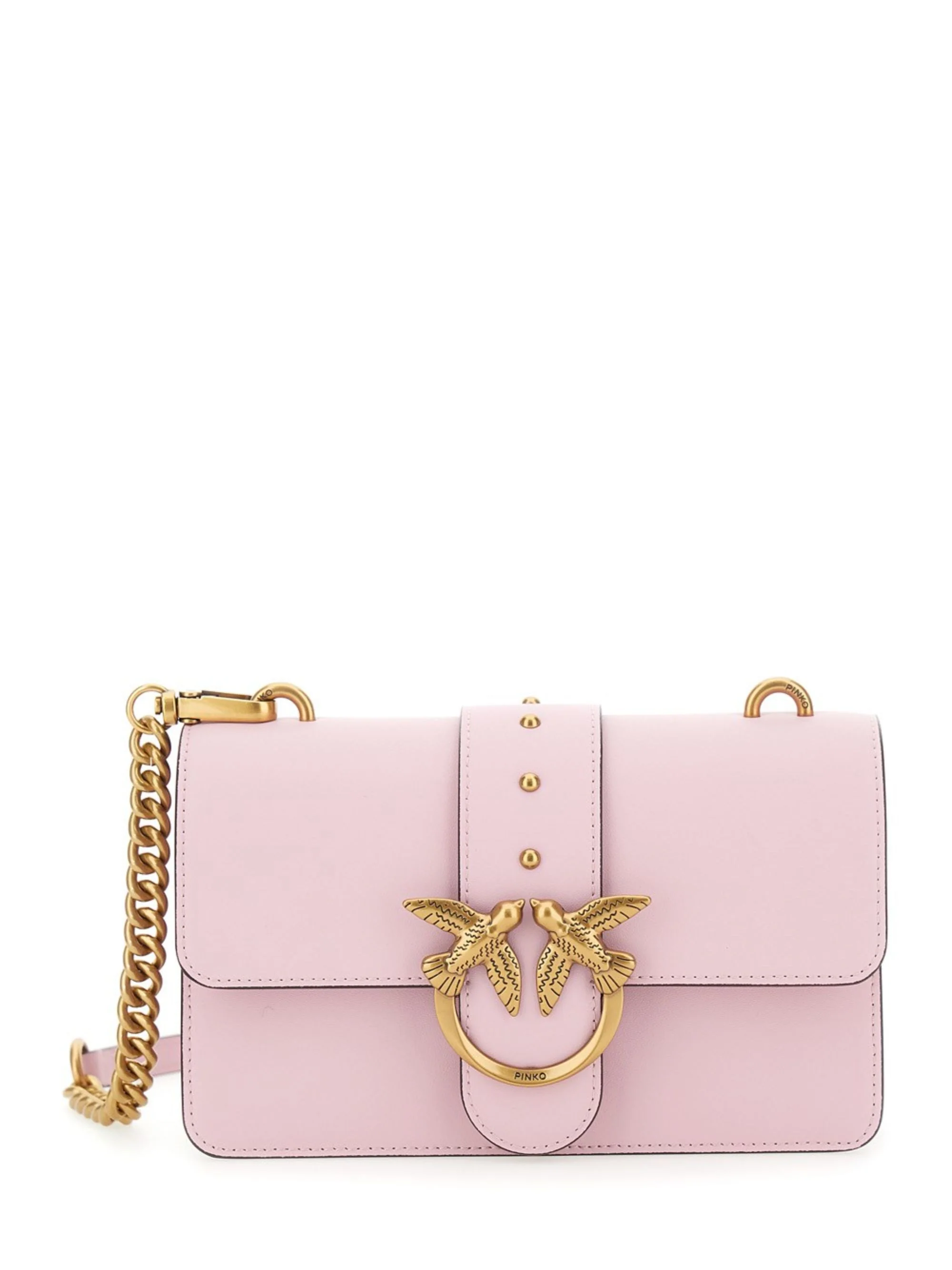 Pinko Love One Mini Leather Crossbody Bag