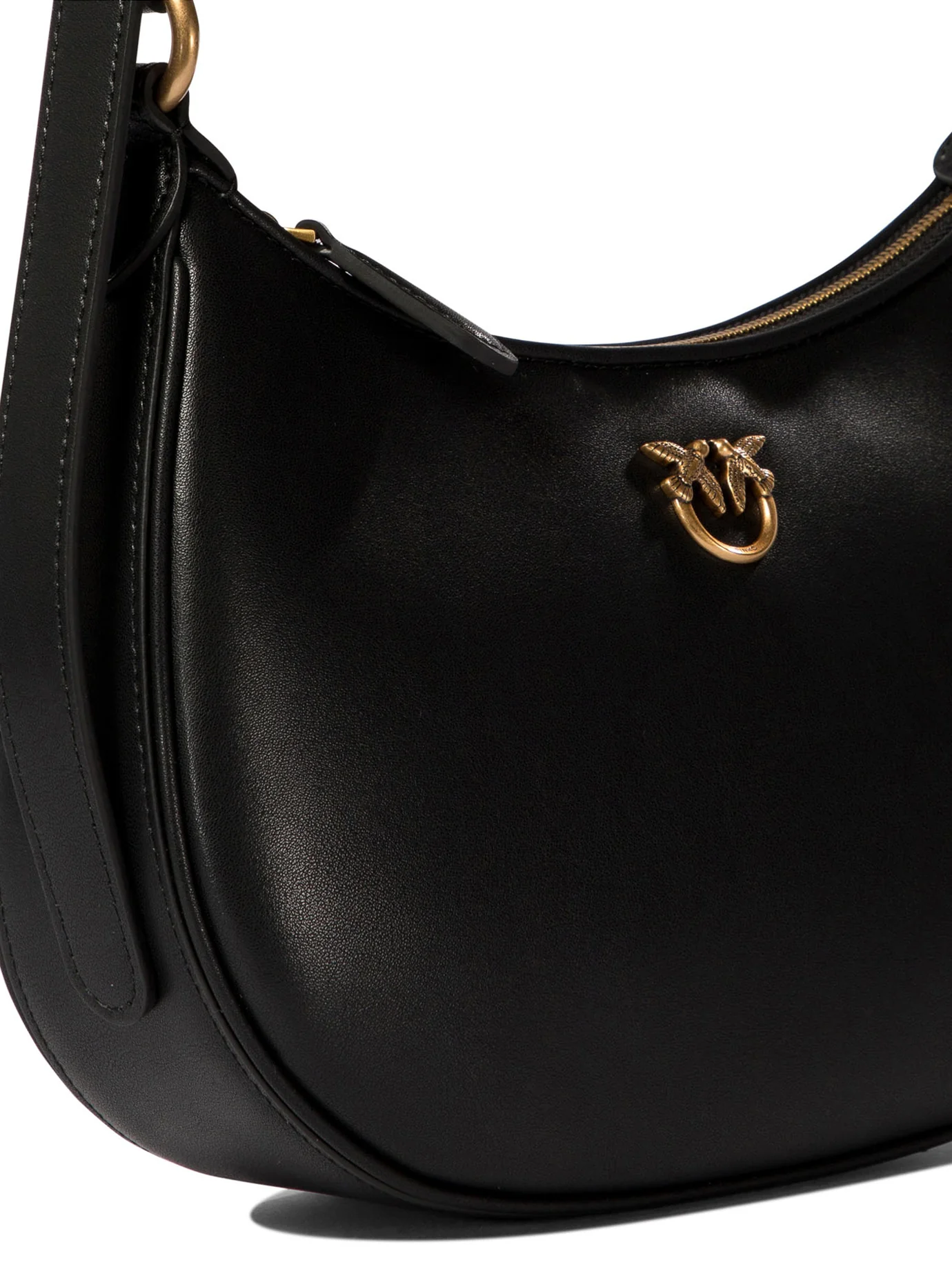 Pinko Mini Leather Handbag - 26X17X7 CM - Image 4
