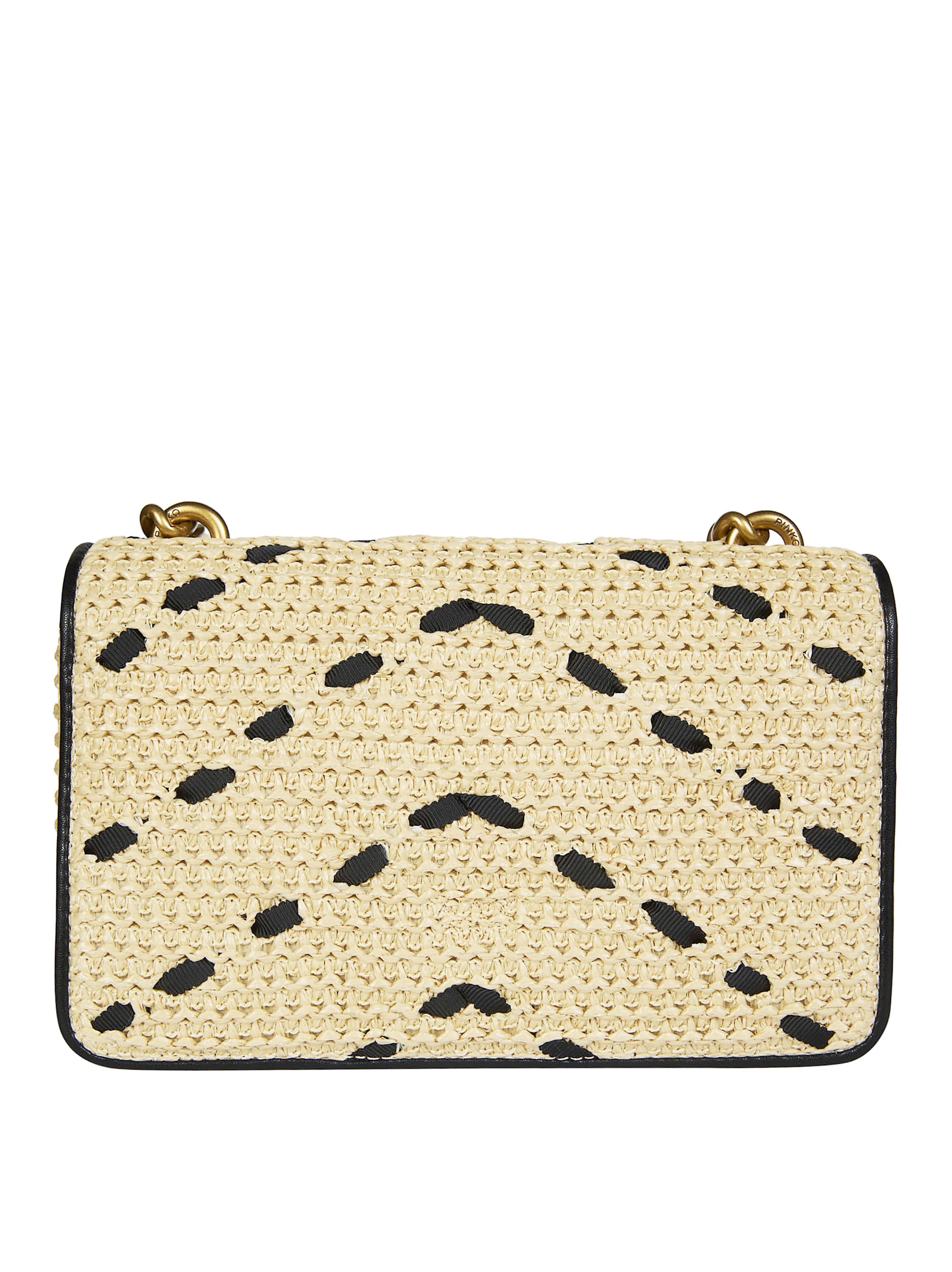 Pinko Mini Light Rafia Bag - Image 3
