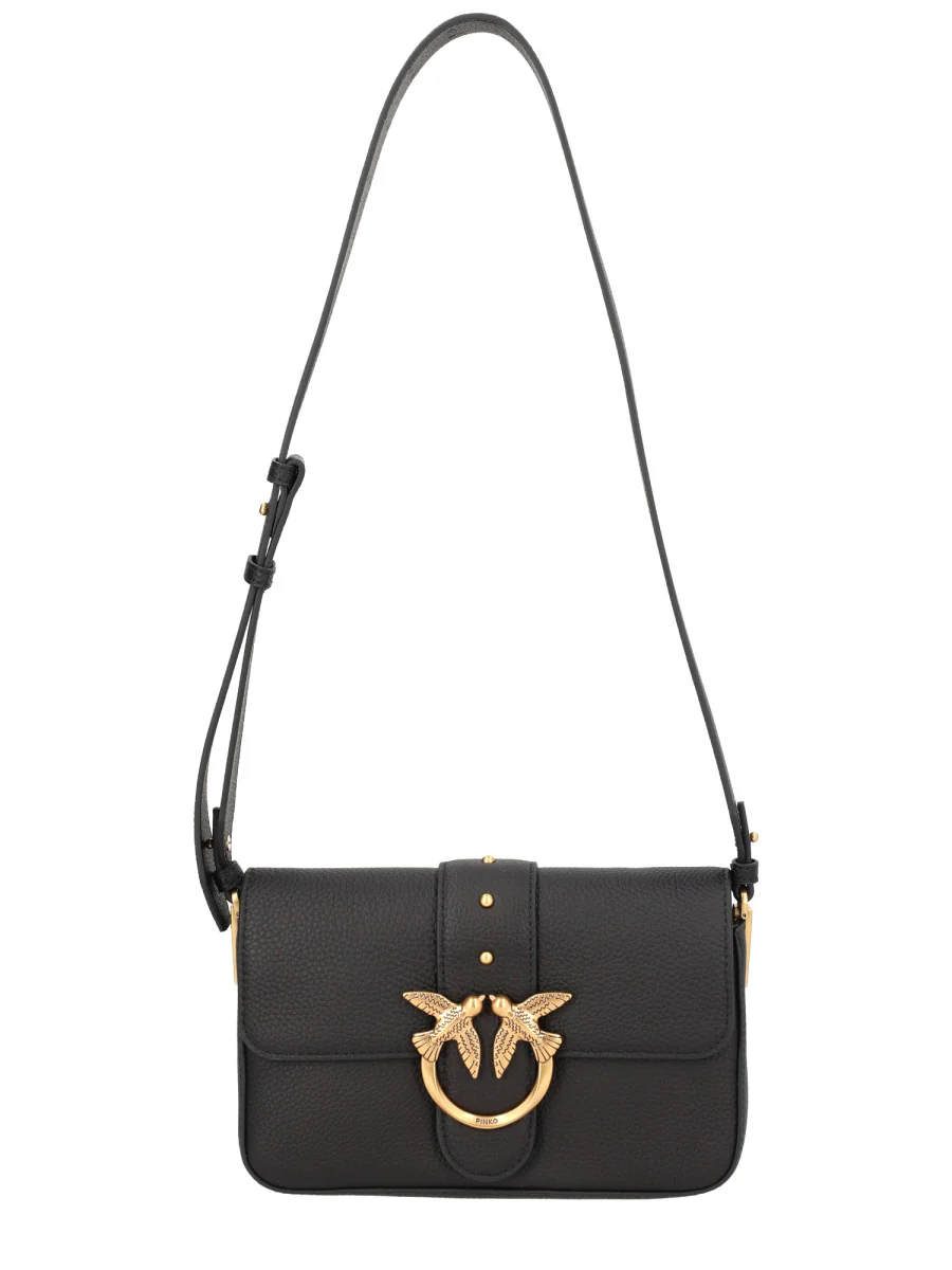 PINKO Mini Love One Slouchy Shoulder Bag - Image 3