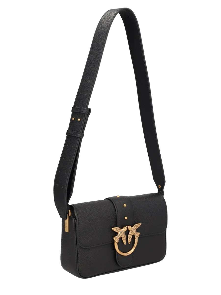 PINKO Mini Love One Slouchy Shoulder Bag - Image 4