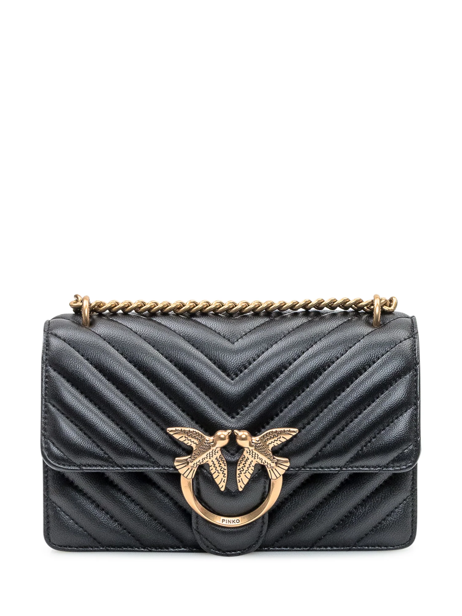 Pinko Mini Love Quilted Shoulder Bag