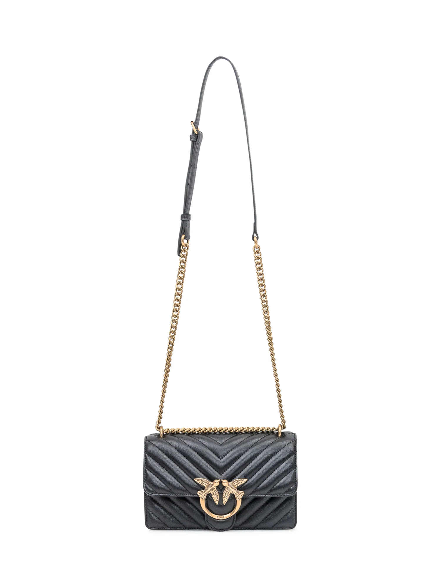 Pinko Mini Love Quilted Shoulder Bag - Image 2
