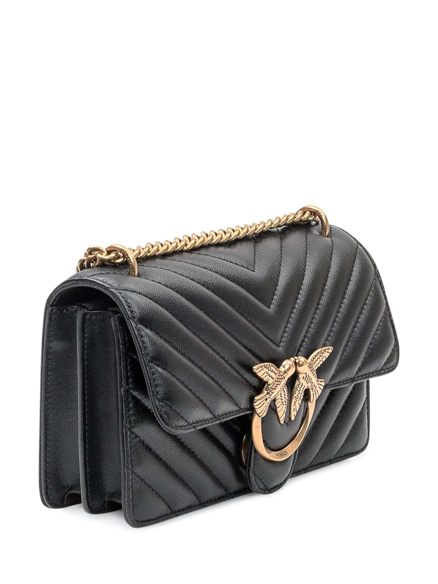 Pinko Mini Love Quilted Shoulder Bag - Image 3