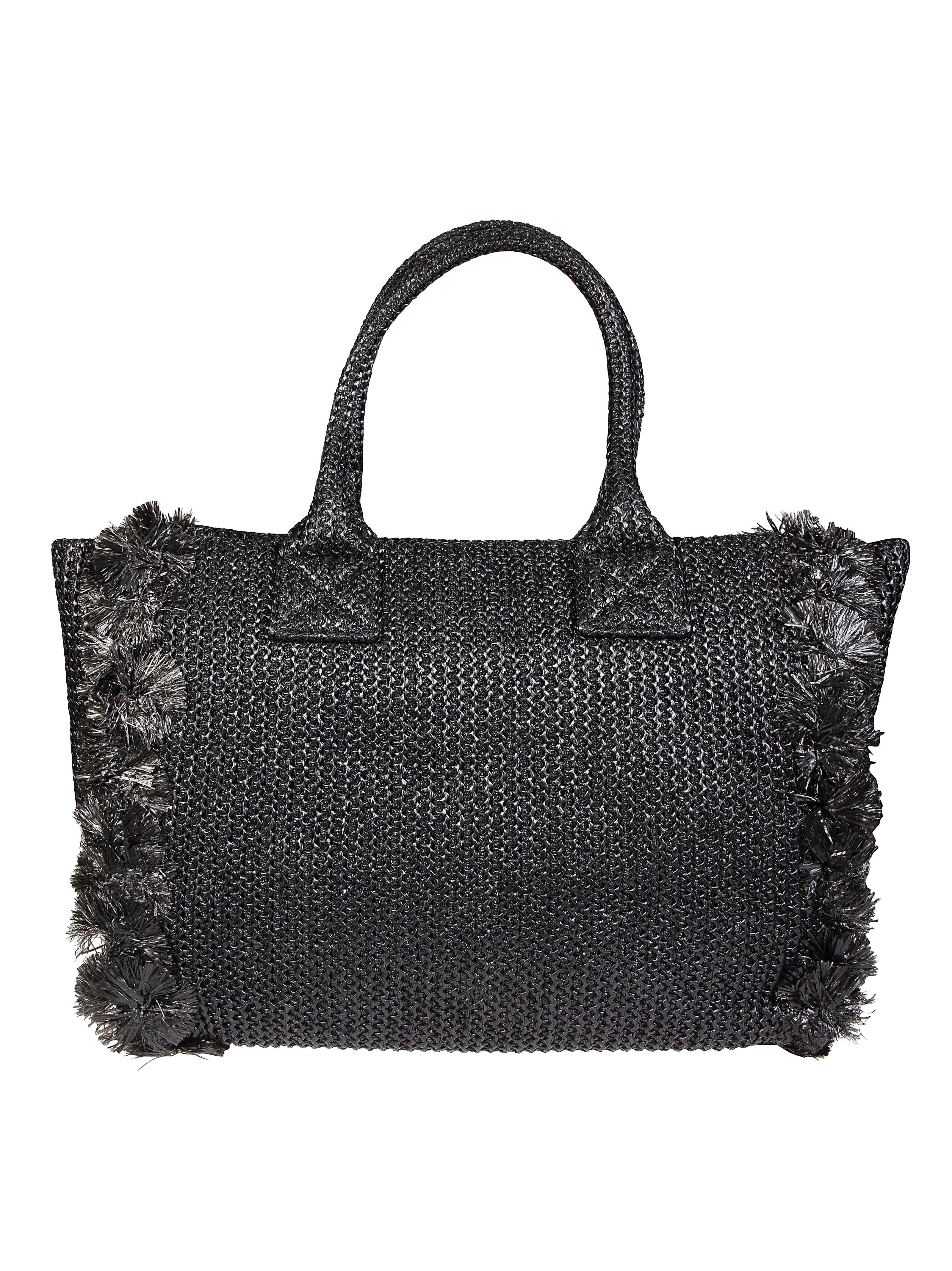 Pinko Mini Raffia Shoulder Bag - Image 3